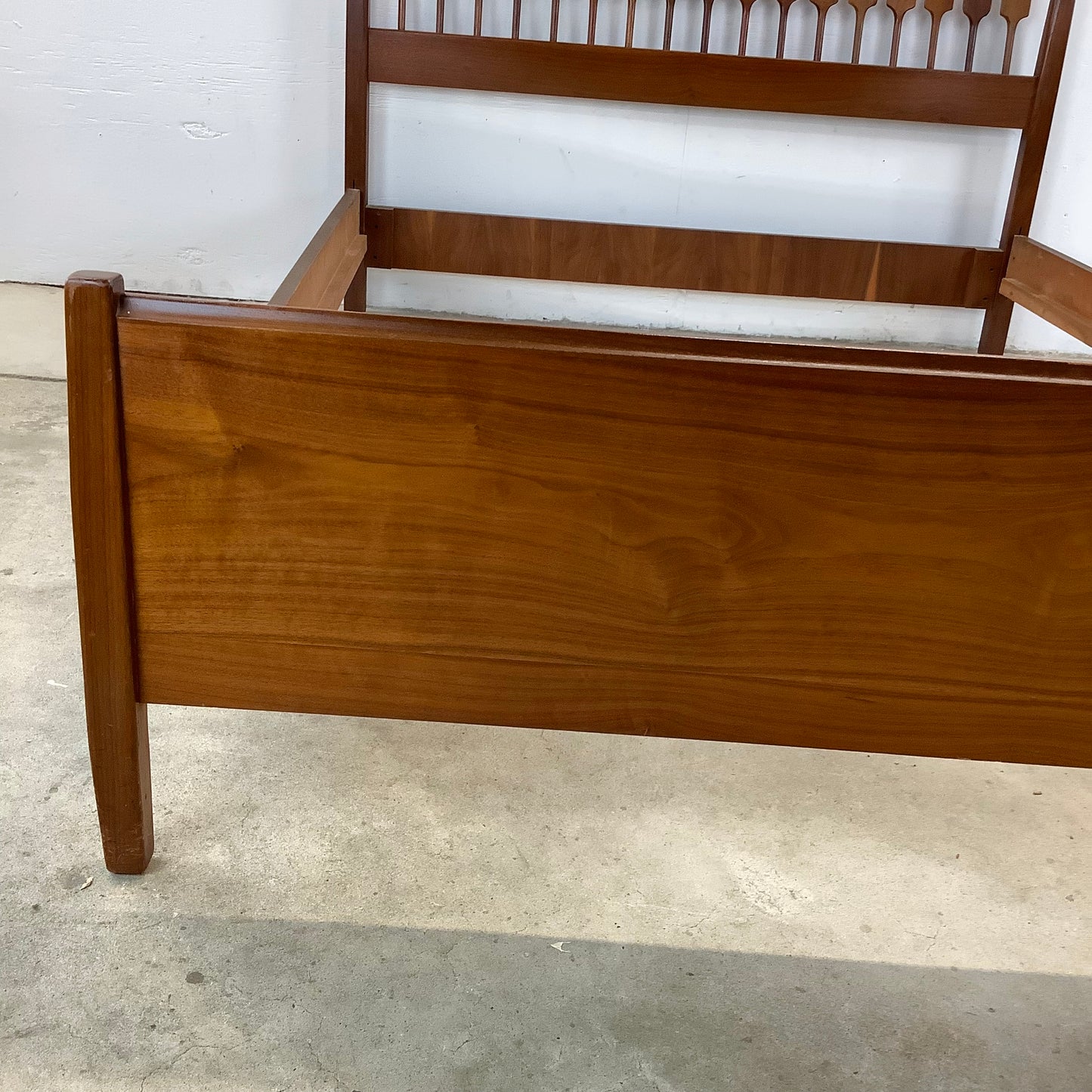 Mid-Century Full Size Bed Frame by Kipp Stewart for Drexel