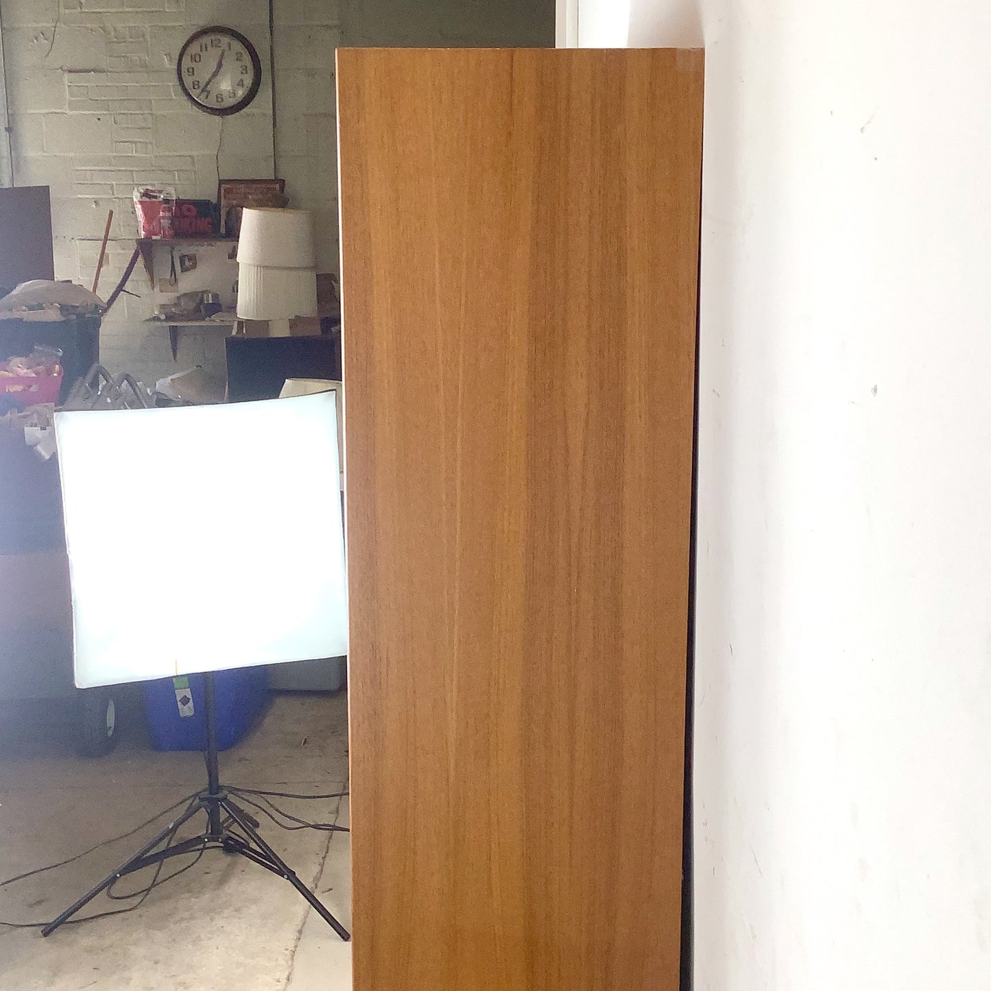 Vintage Scandinavian Modern Teak Open Bookcase