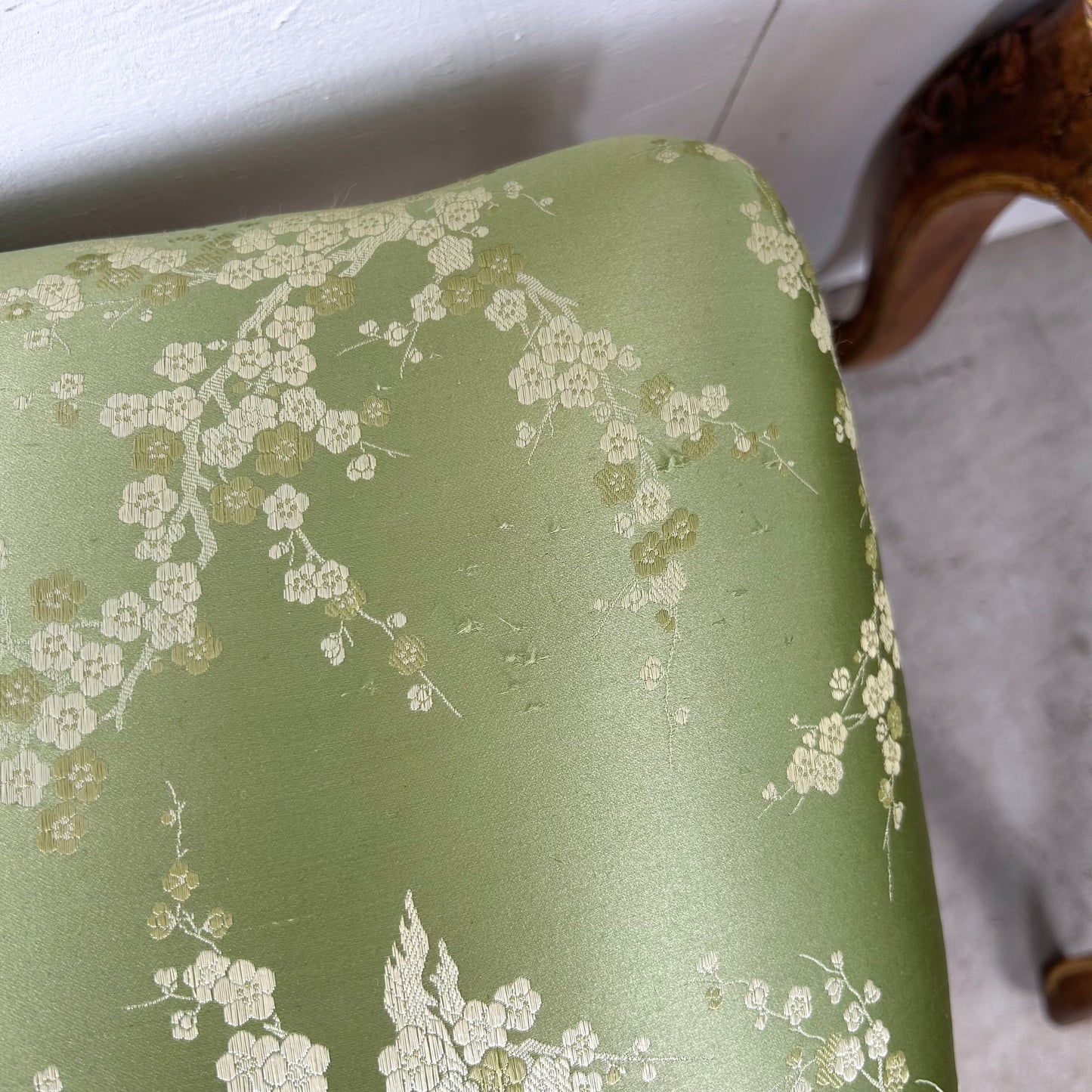 Pair Louis XV Style Side Chairs with Cane Backs
