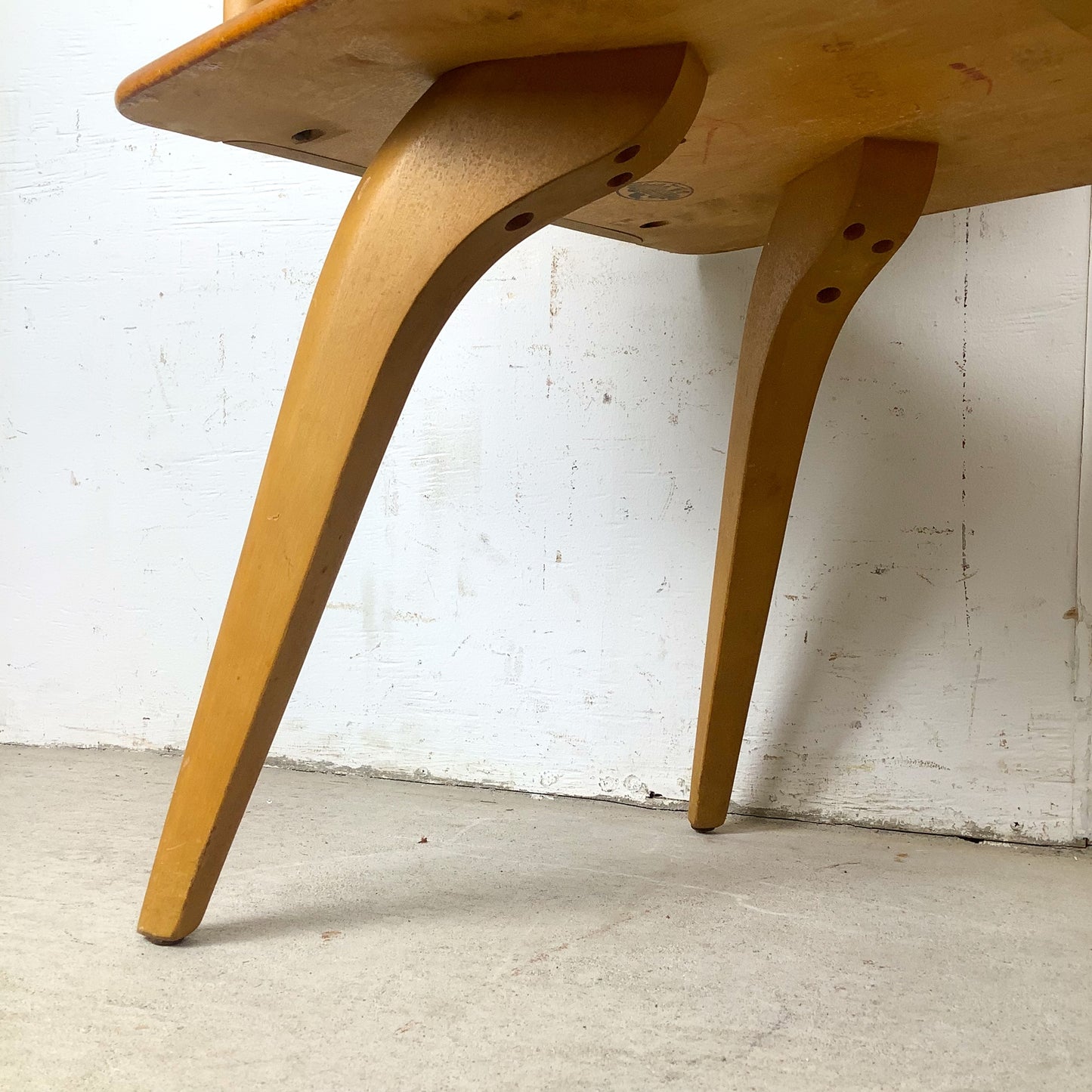 Vintage Heywood-Wakefield Birch Step End Table | Mid-Century Modern Two-Tier Side Table