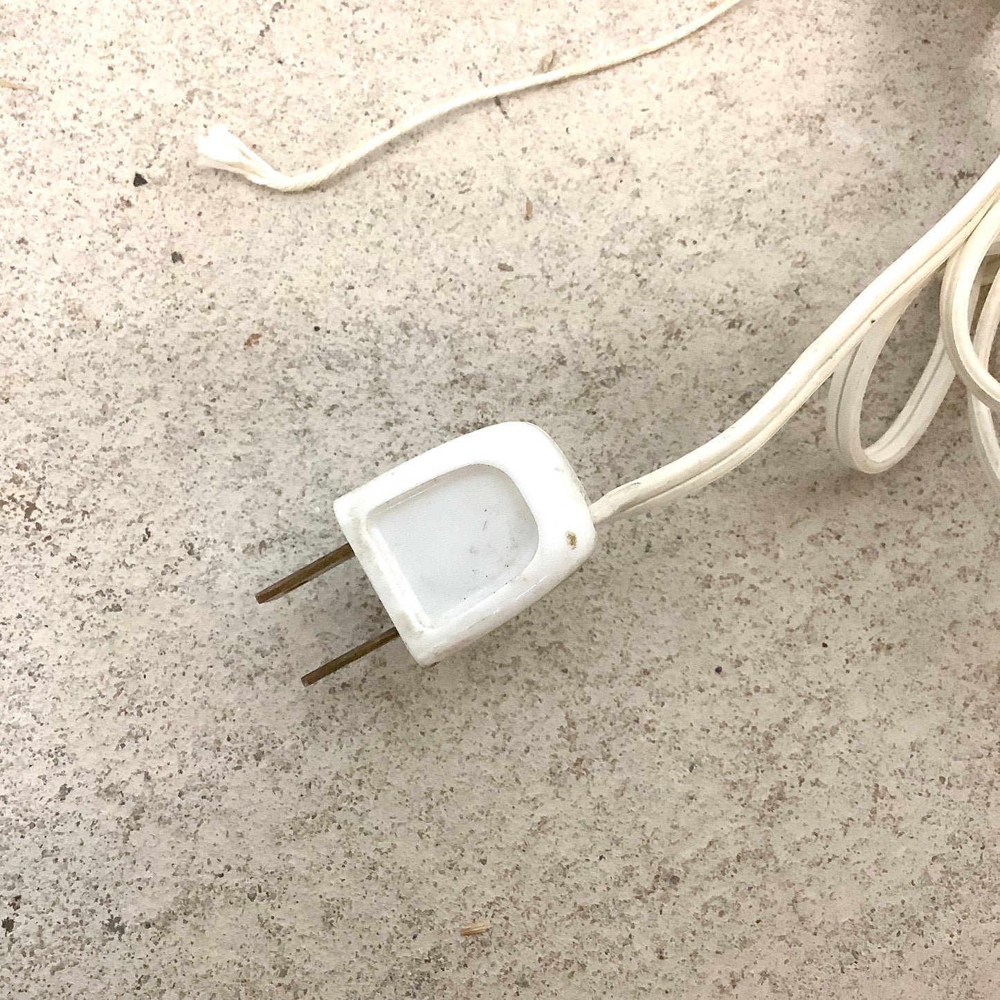 Vintage Textured Stone Obelisk Floor Lamp – Heavy Karl Springer Inspired Design