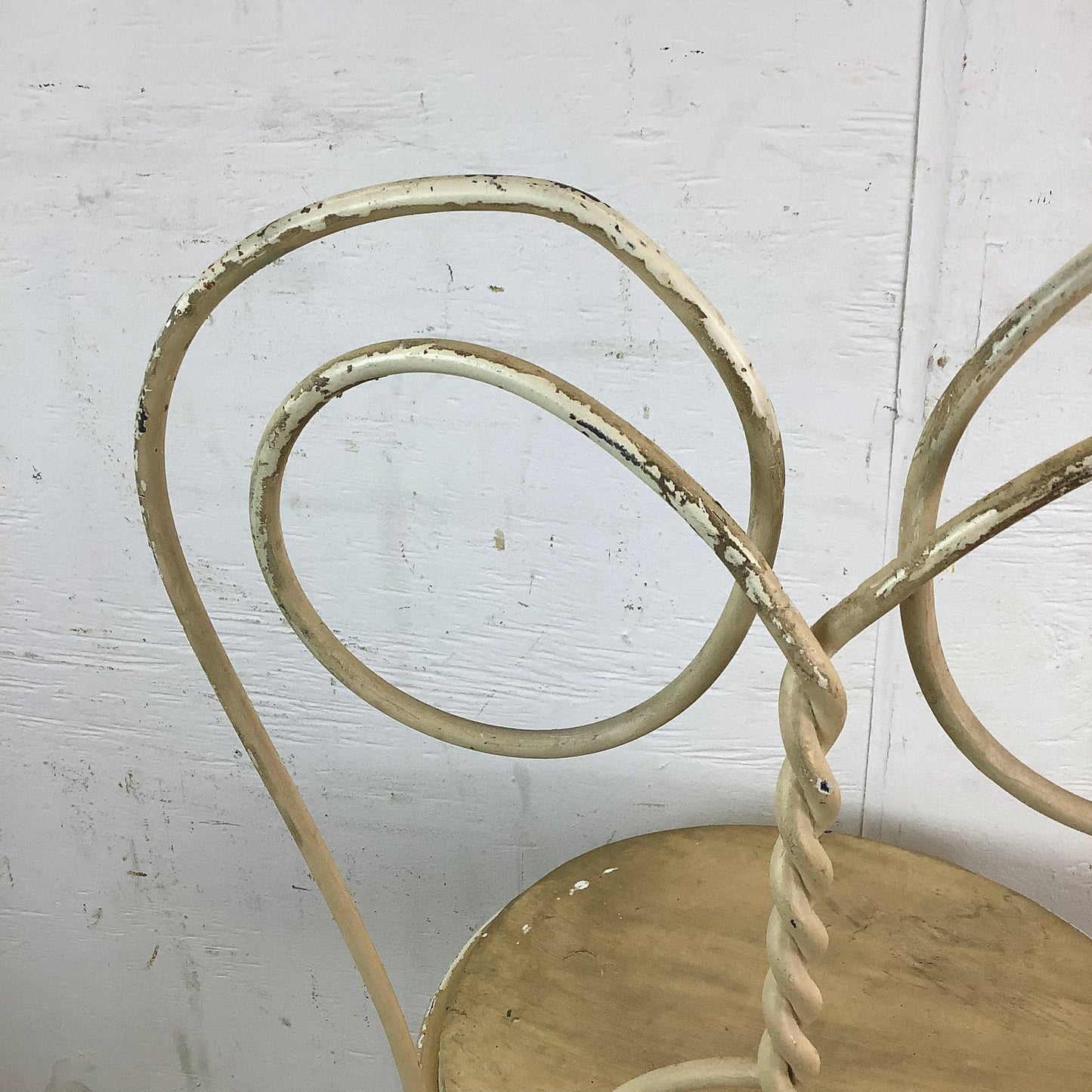 Vintage Wrought Iron Parlor Chair