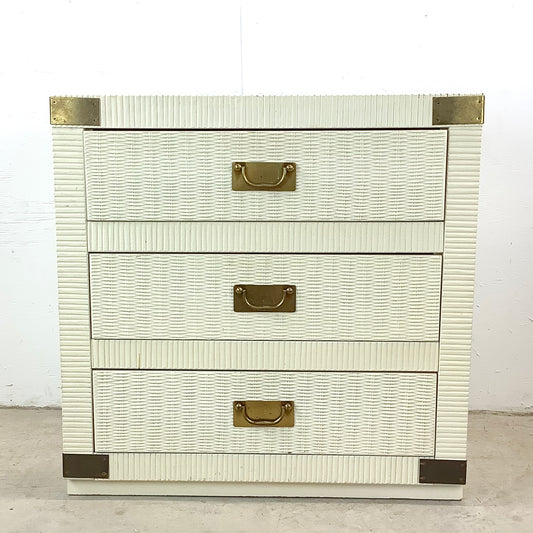 Hollywood Regency Three Drawer Dresser