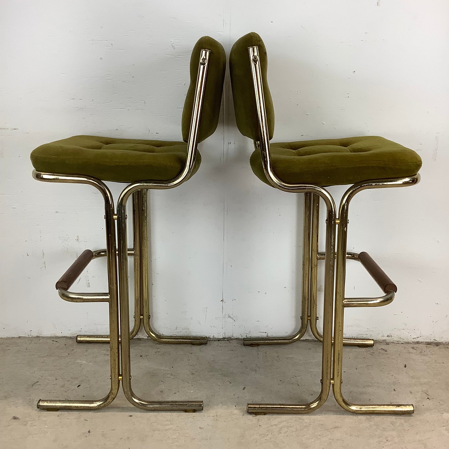 Vintage Modern Chromcraft Barstools-set of 5