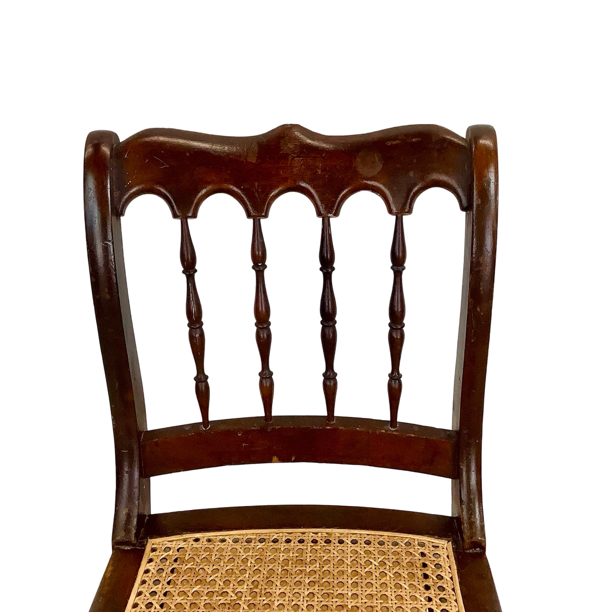 Antique Victorian Eastlake-Style Spindle-Back Side Chair