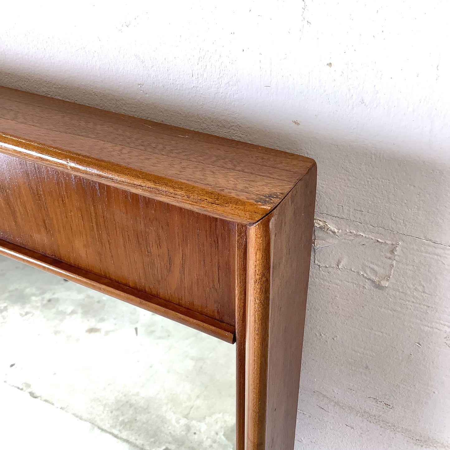 Large Mid-Century American Walnut & Pecan Mirror