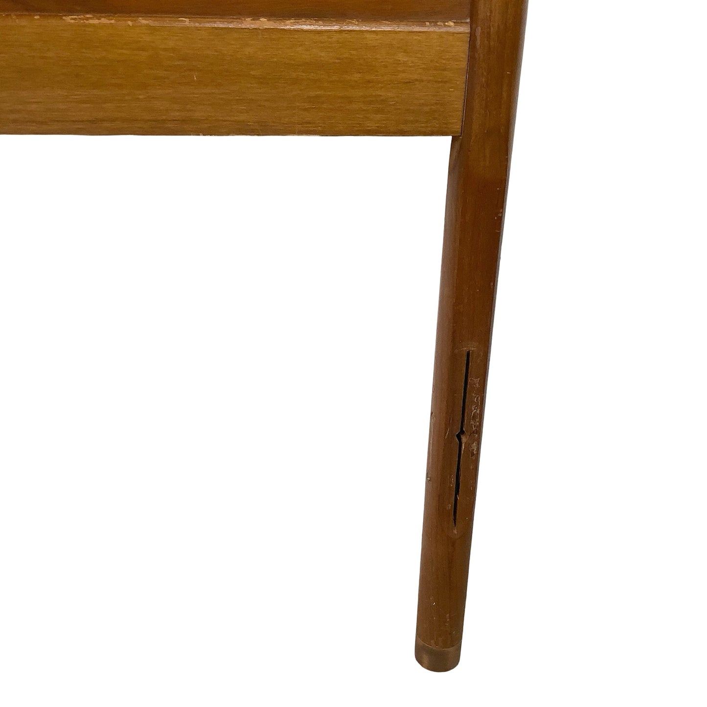 Mid-Century Modern Walnut Headboard | Vintage Full Size | Sculptural Cutout Detail