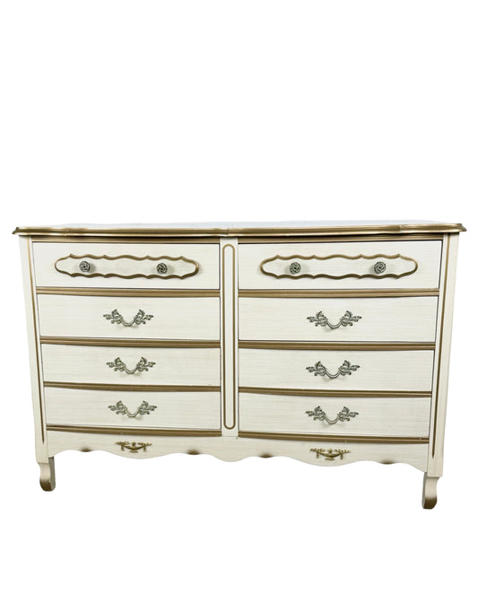 Vintage French Provincial Six-Drawer Dresser | Louis XV Revival