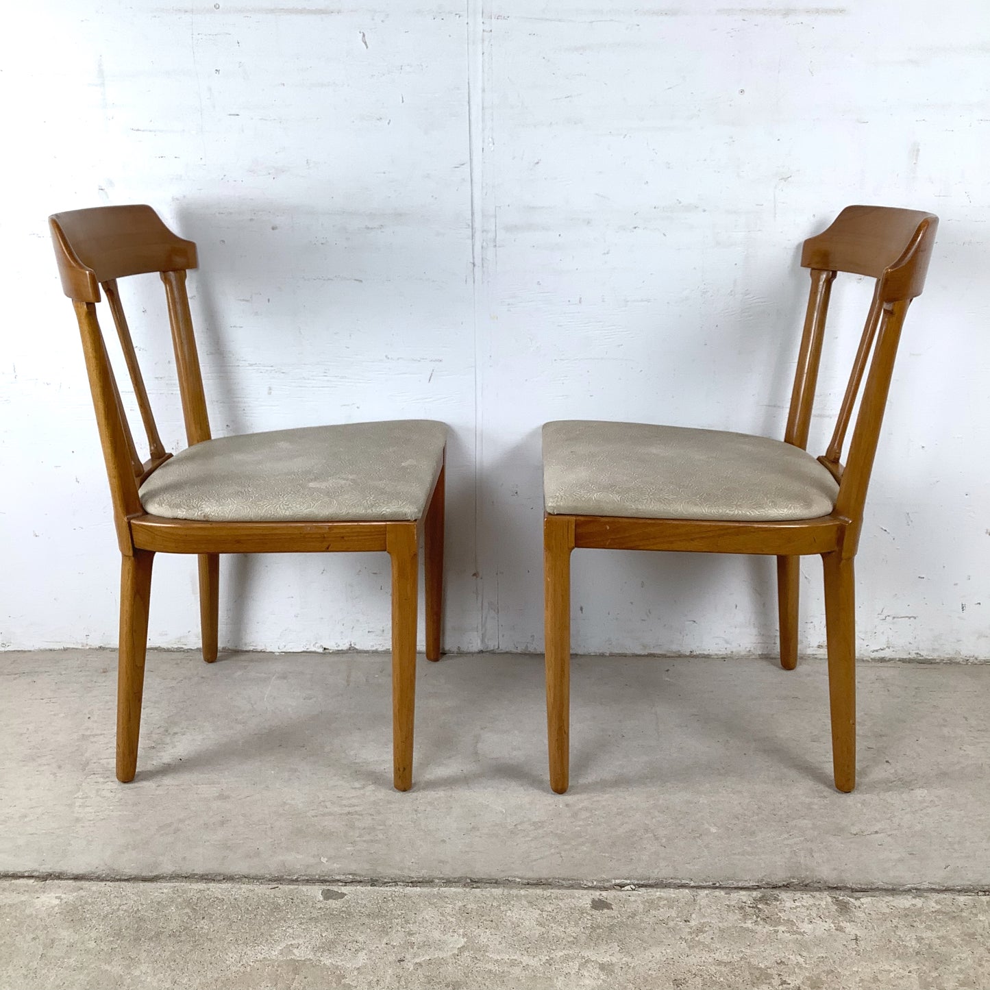Tomlinson Mid-Century Modern Dining Chairs — Set of Six