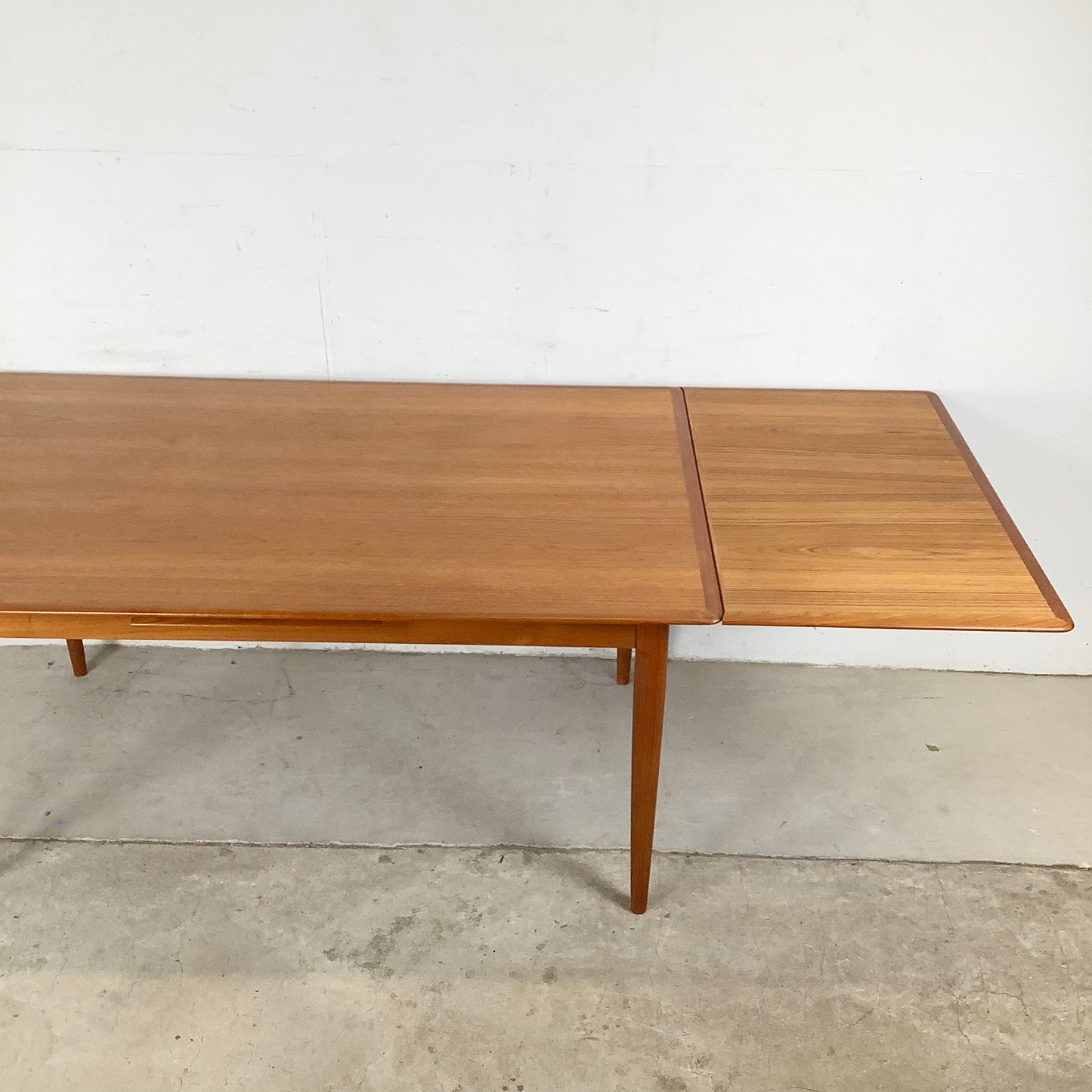 Mid-Century Danish Teak Dining Table with Draw Leaves by Skovmand & Andersen for Moreddi