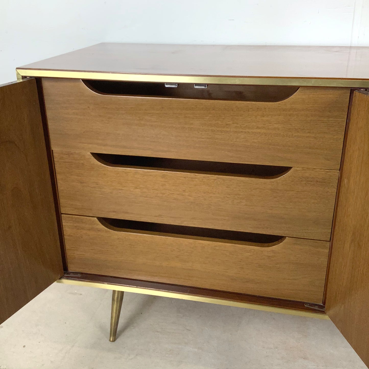 Vintage Six Drawer Paul McCobb Style Bedroom Dresser