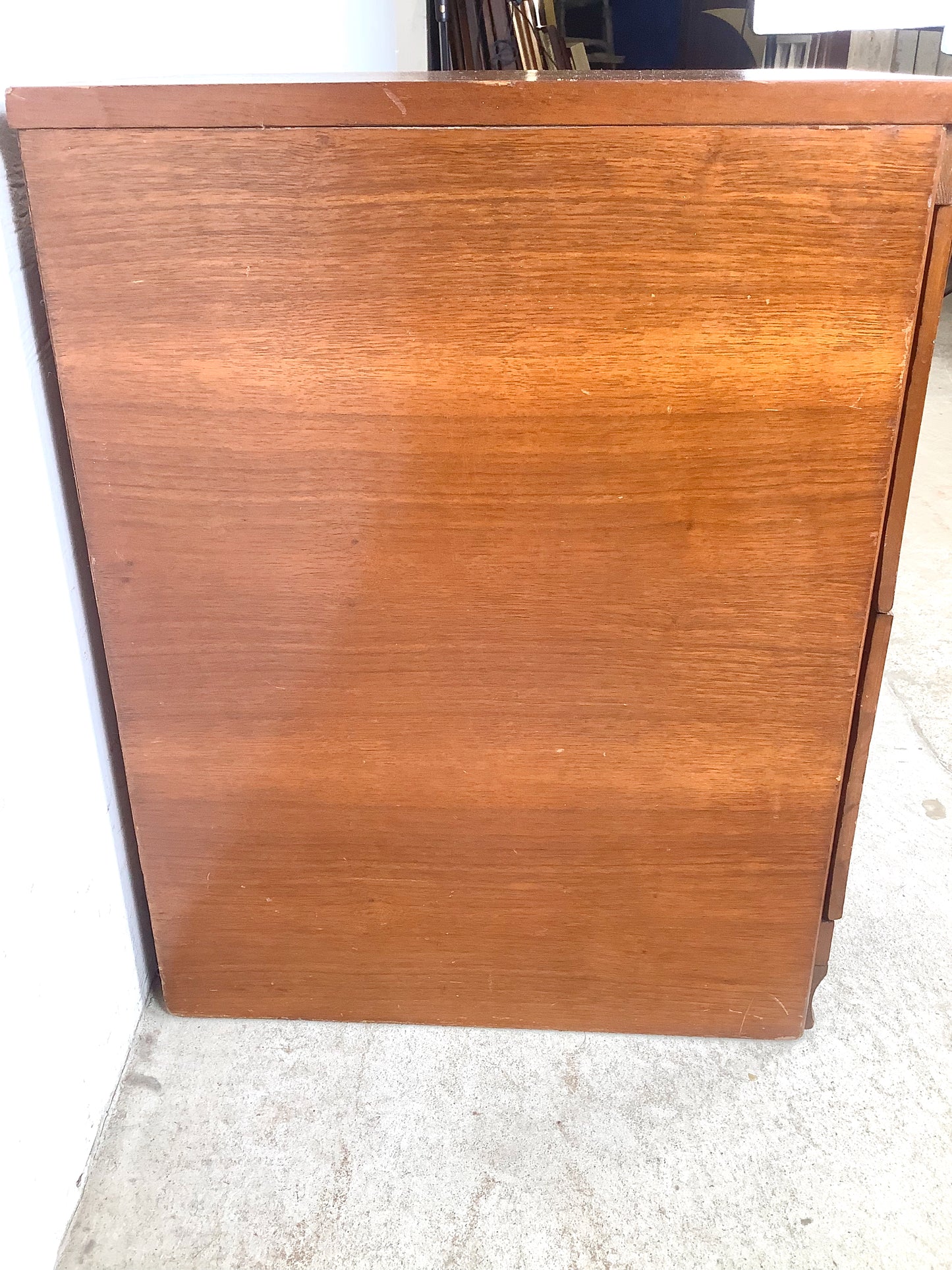 American Modern Two-Drawer Bedside Nightstand