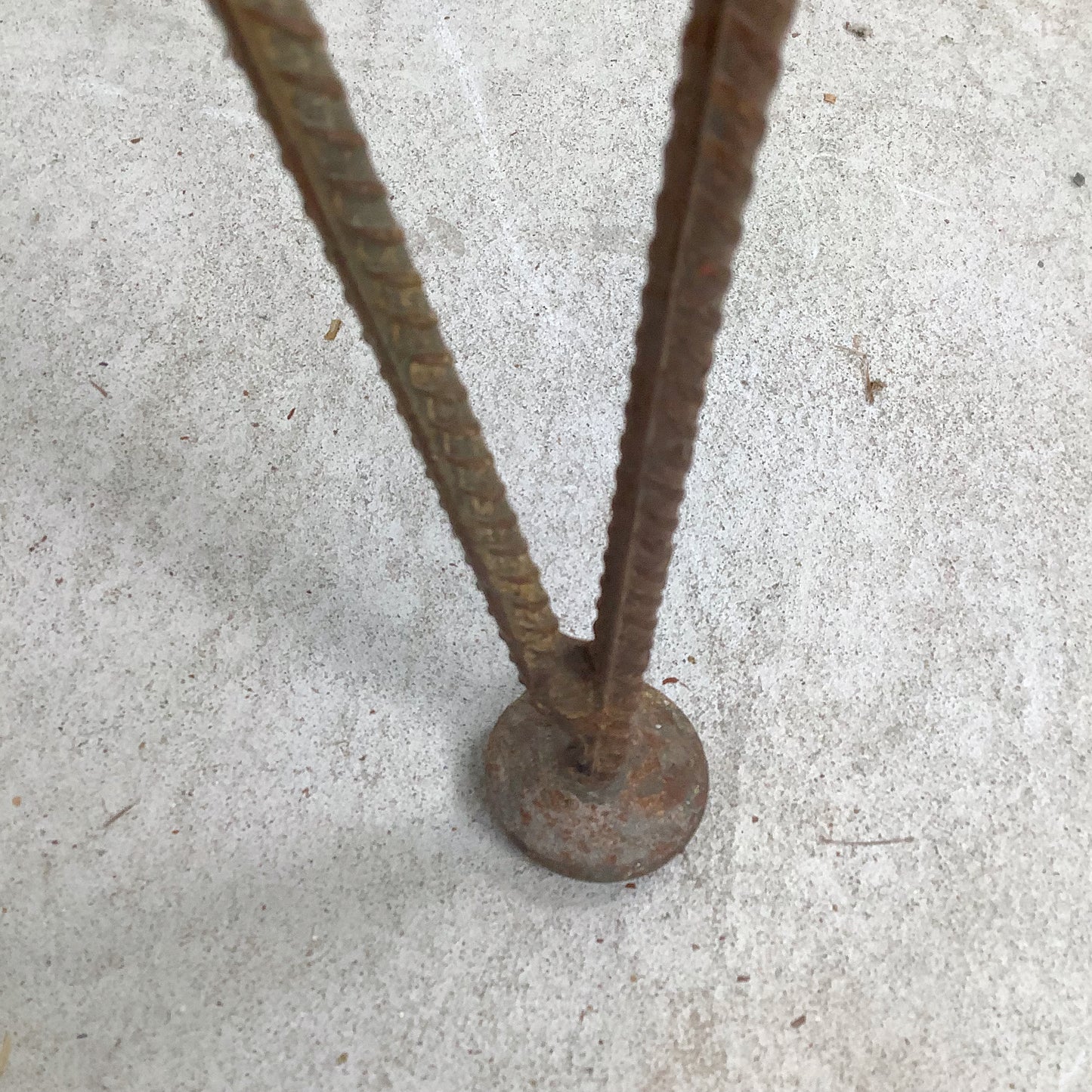 Mid-Century Studio-Made Sculptural Iron Stool