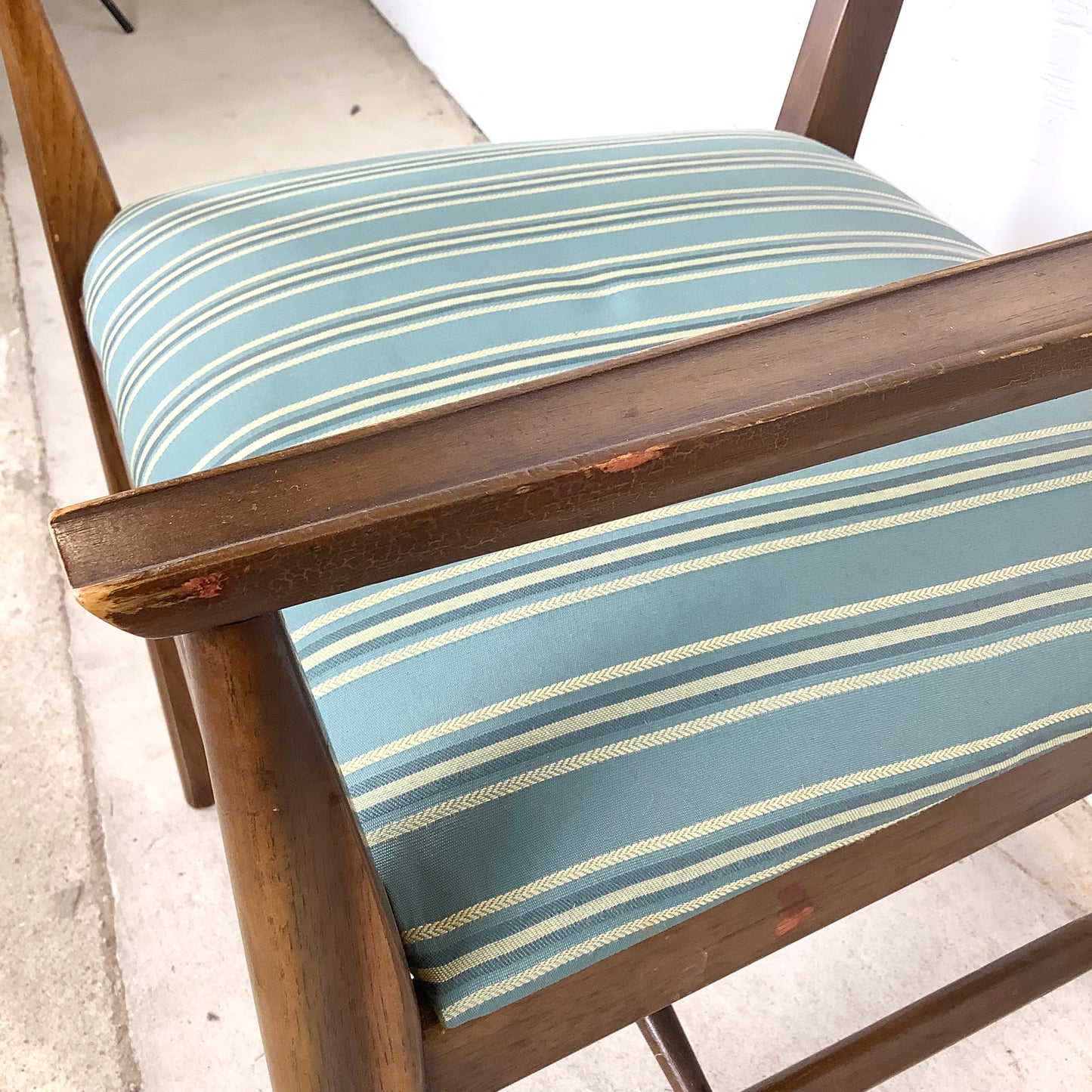 Mid-Century Broyhill "Saga" Walnut Dining Chairs-  set of Six