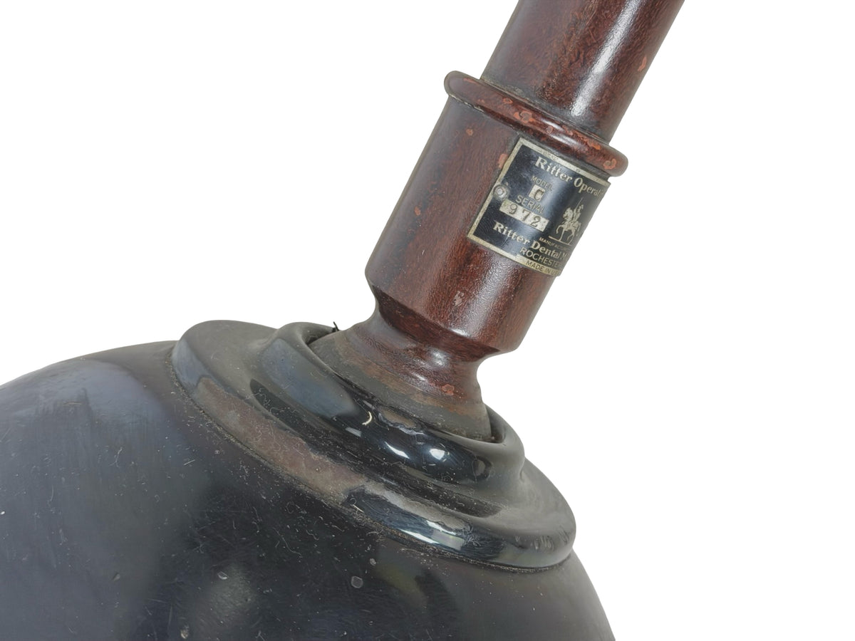 Antique Ritter Model C Adjustable Dental Operating Stool, 1930s Industrial