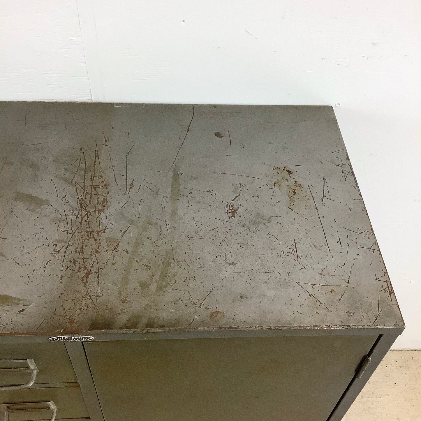 Vintage Industrial Filing Cabinet by Cole