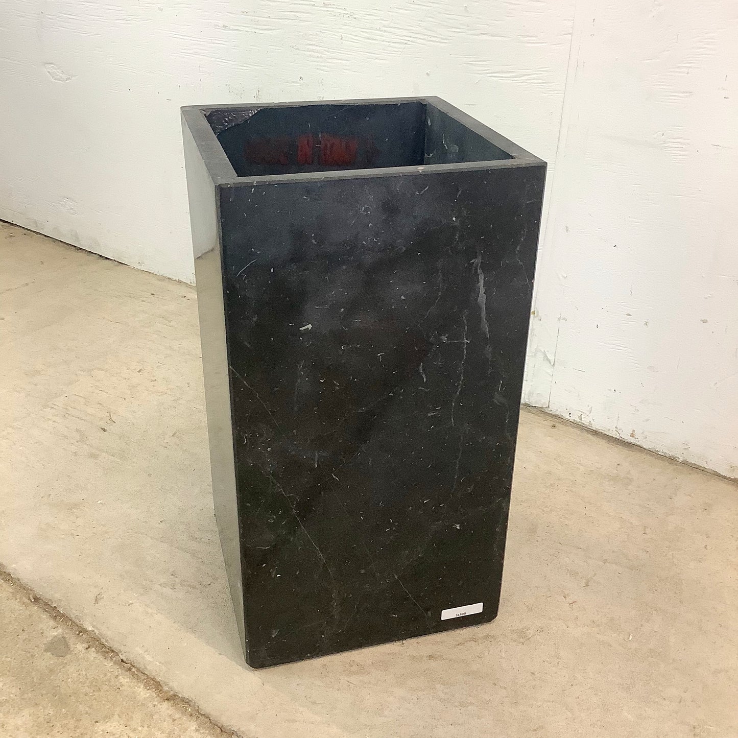 Nero Marquina Black Marble Square Side table