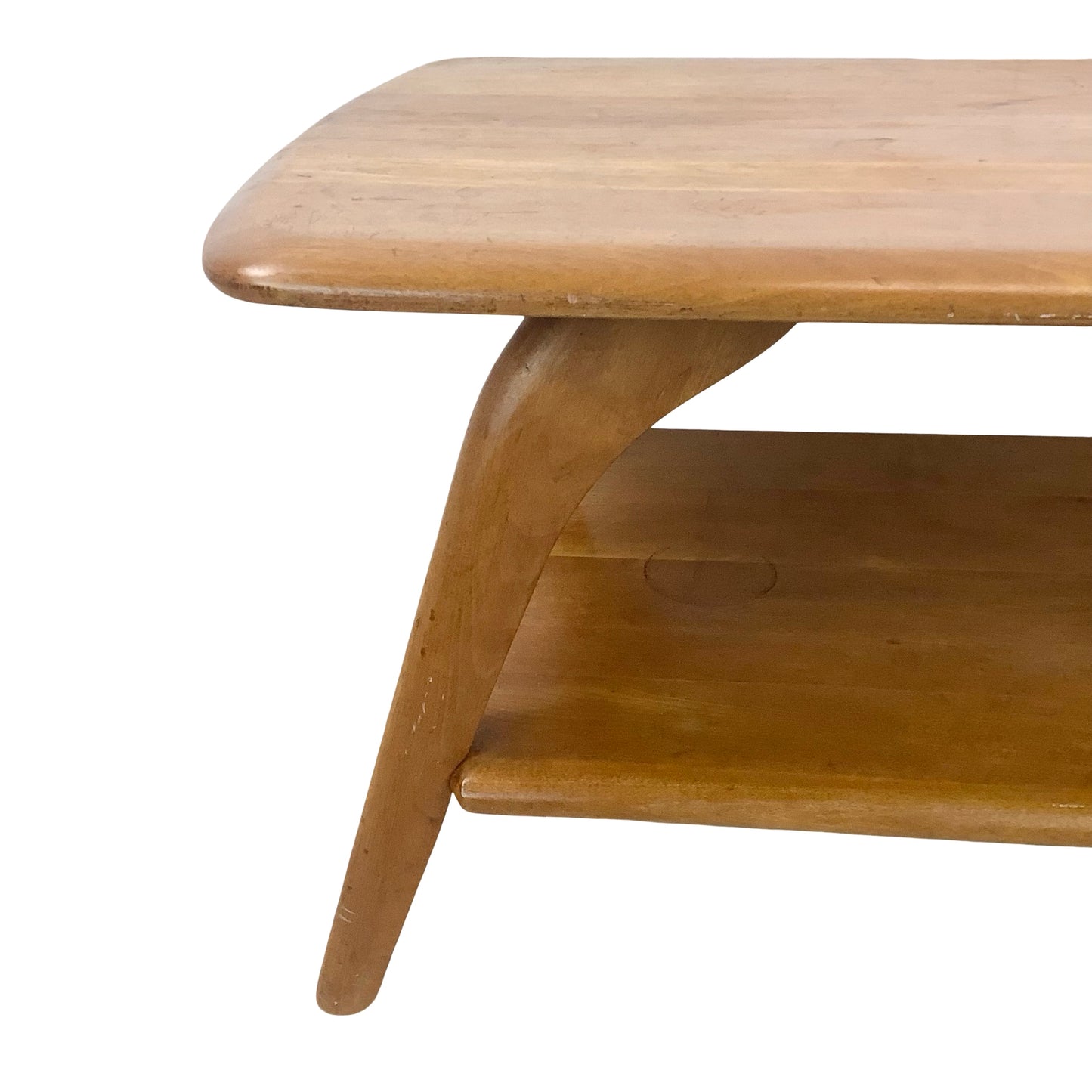 Mid Century Coffee Table | Blonde Wood Table | Heywood Wakefield Style