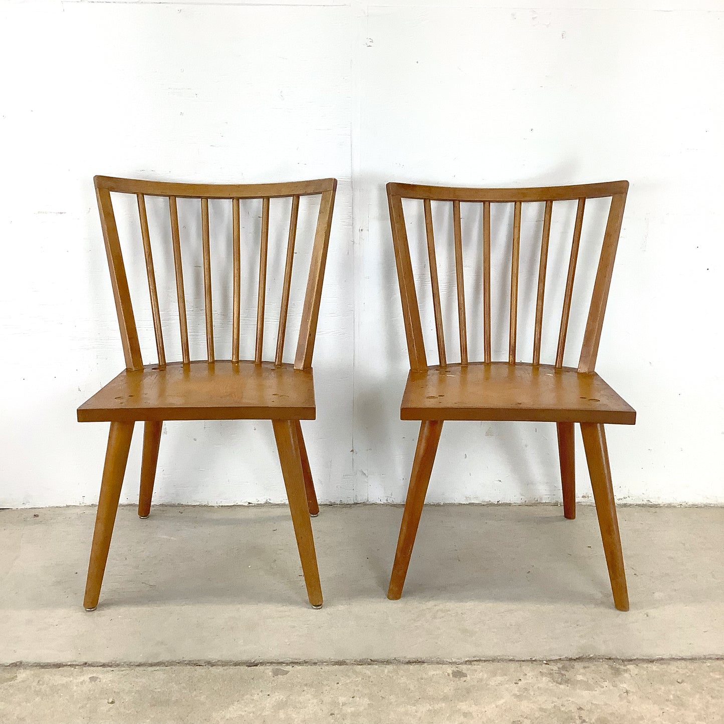 Mid-Century Dining Chairs by Leslie Diamond for Conant Ball- set Four