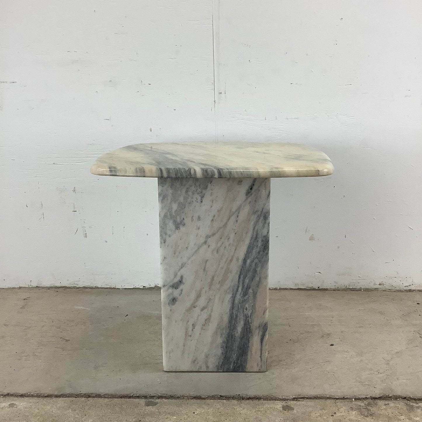 Vintage Modern Marble End Table