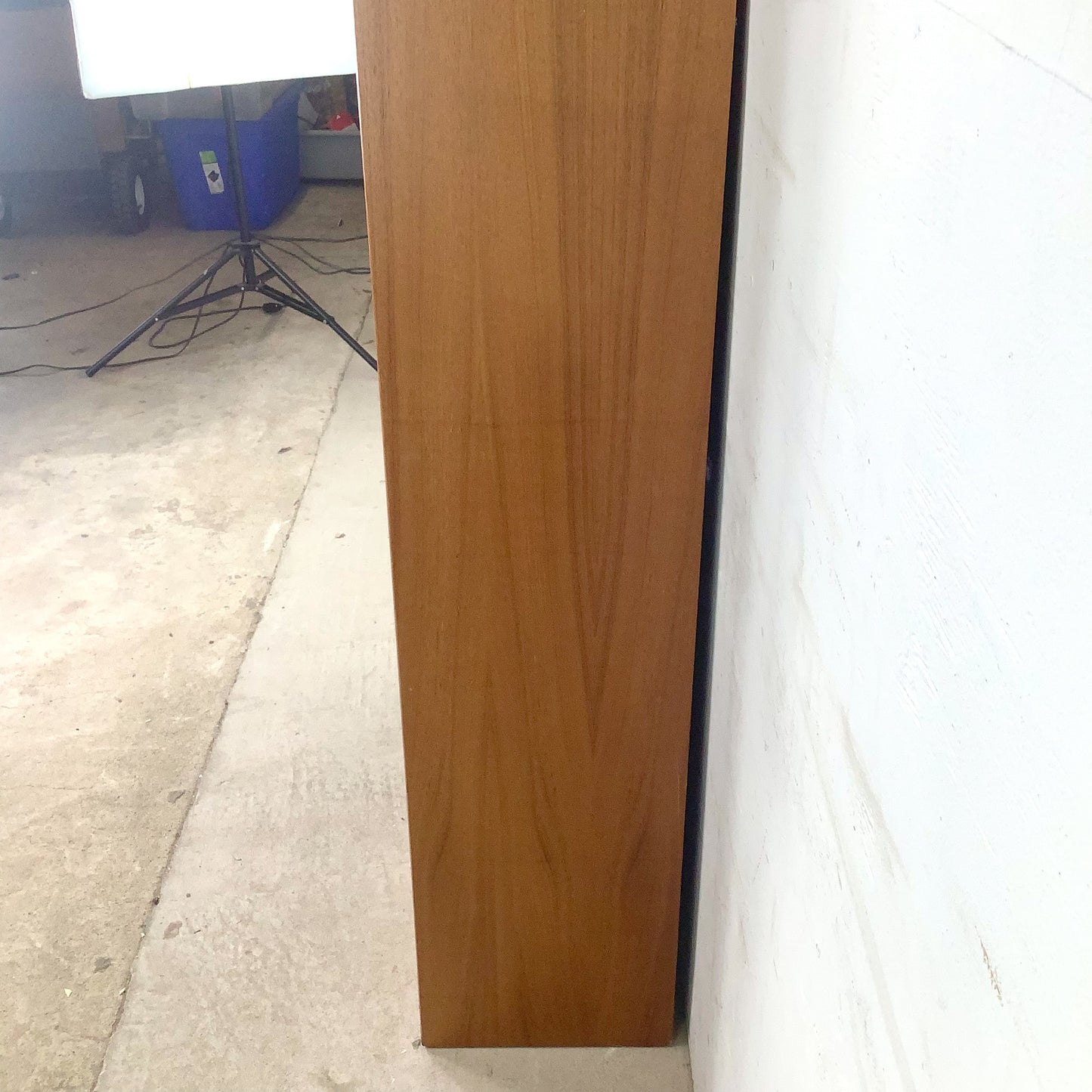 Vintage Scandinavian Modern Teak Open Bookcase