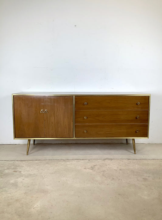 Vintage Six Drawer Paul McCobb Style Bedroom Dresser