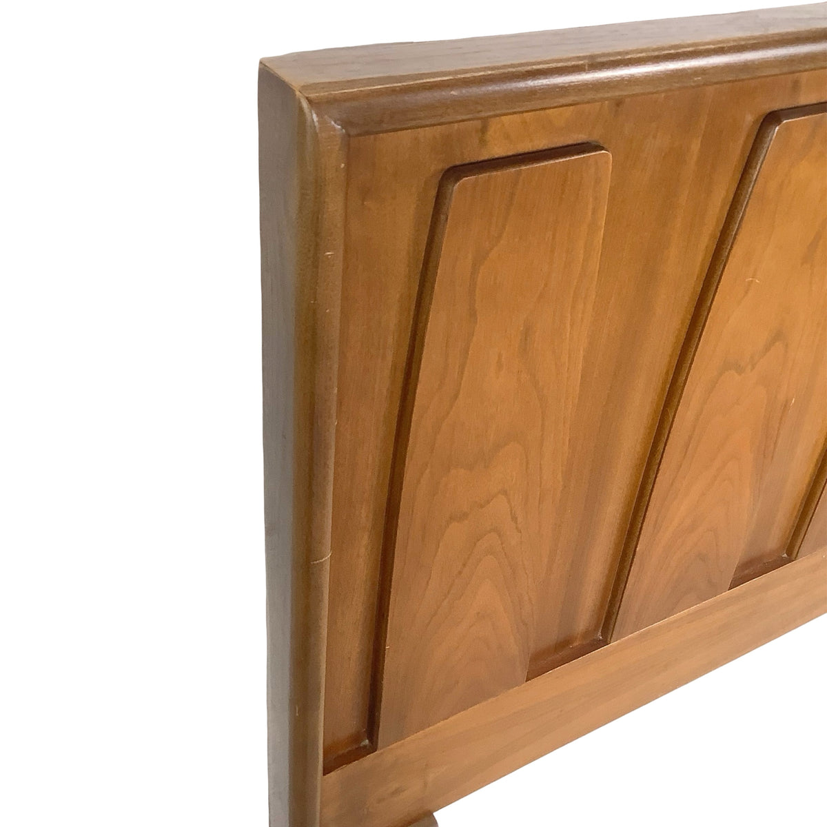 Mid-Century Modern Walnut Headboard | Vintage Queen/FULL