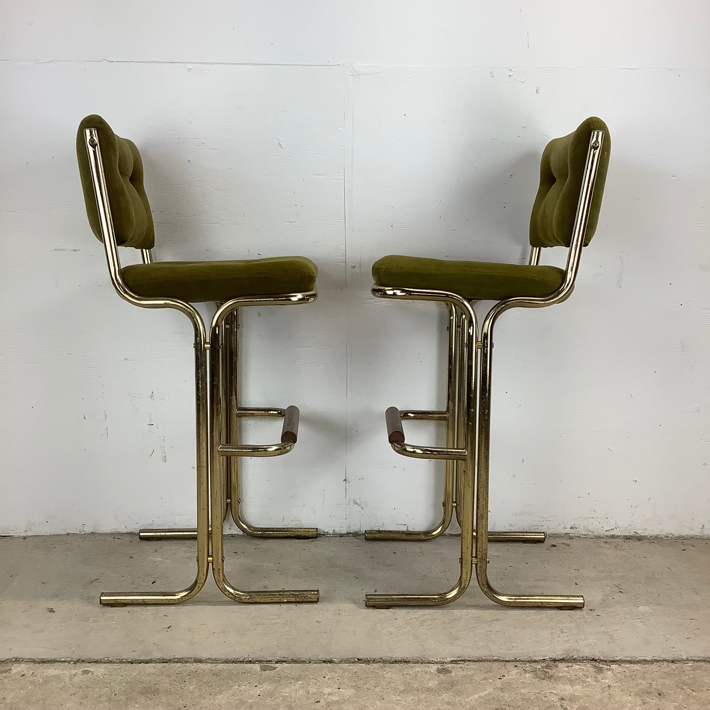 Vintage Modern Chromcraft Barstools-set of 5