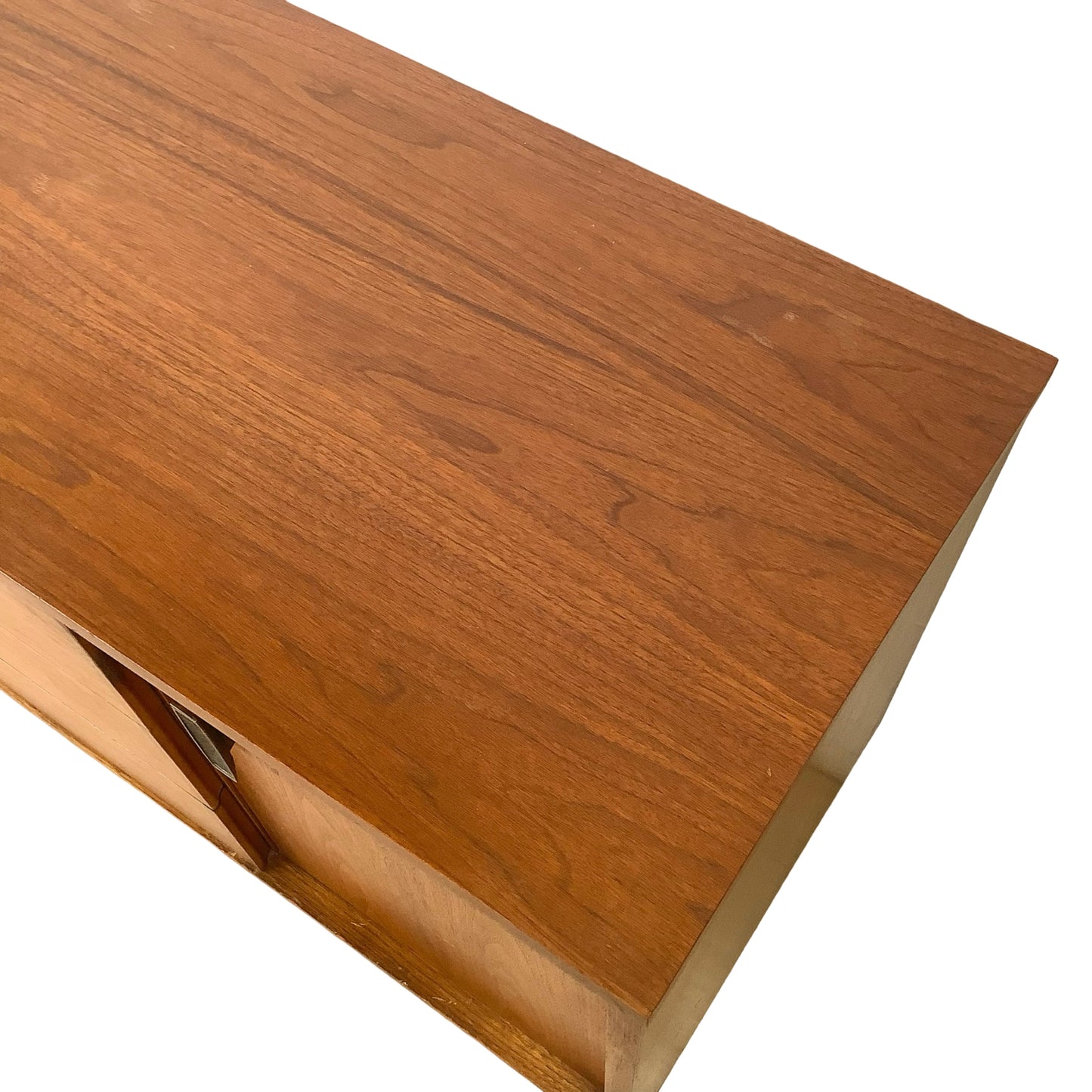 Mid-Century Walnut Sideboard Credenza Cabinet