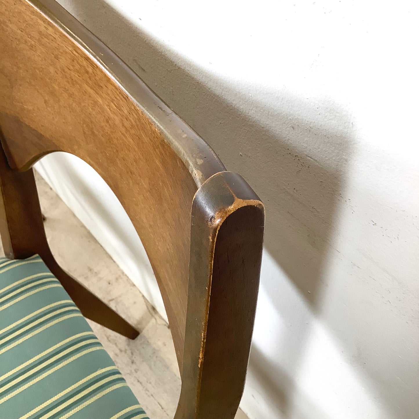 Mid-Century Broyhill "Saga" Walnut Dining Chairs-  set of Six