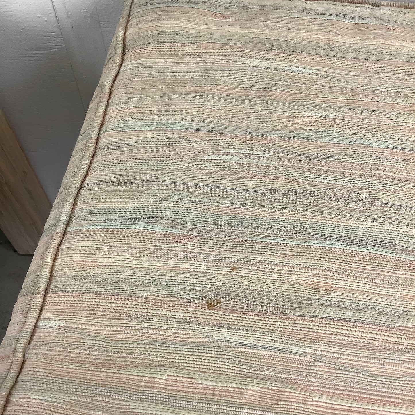 Vintage Karl Springer–Style Upholstered Stools- pair