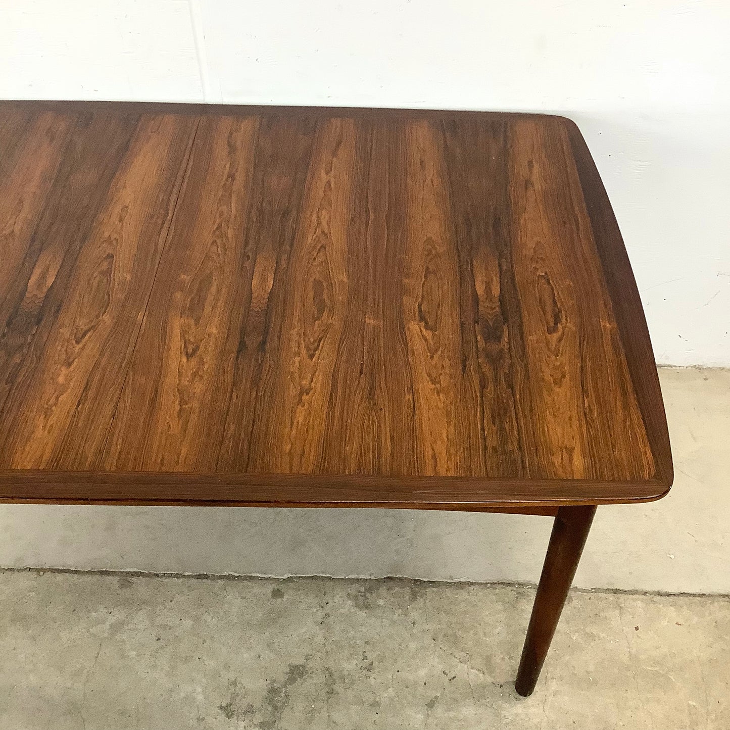 Scandinavian Modern Rosewood Dining Table