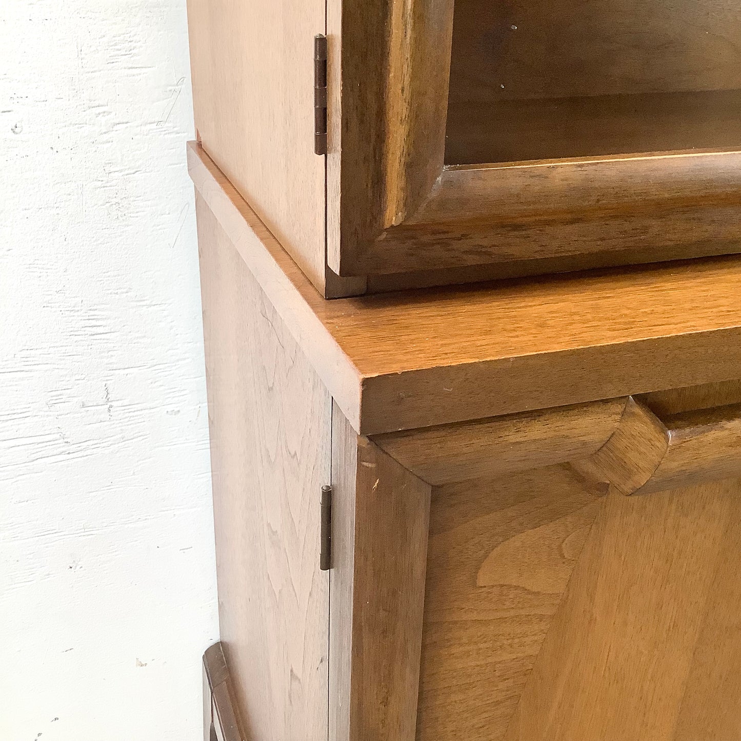 Mid-Century Credenza With Display Topper