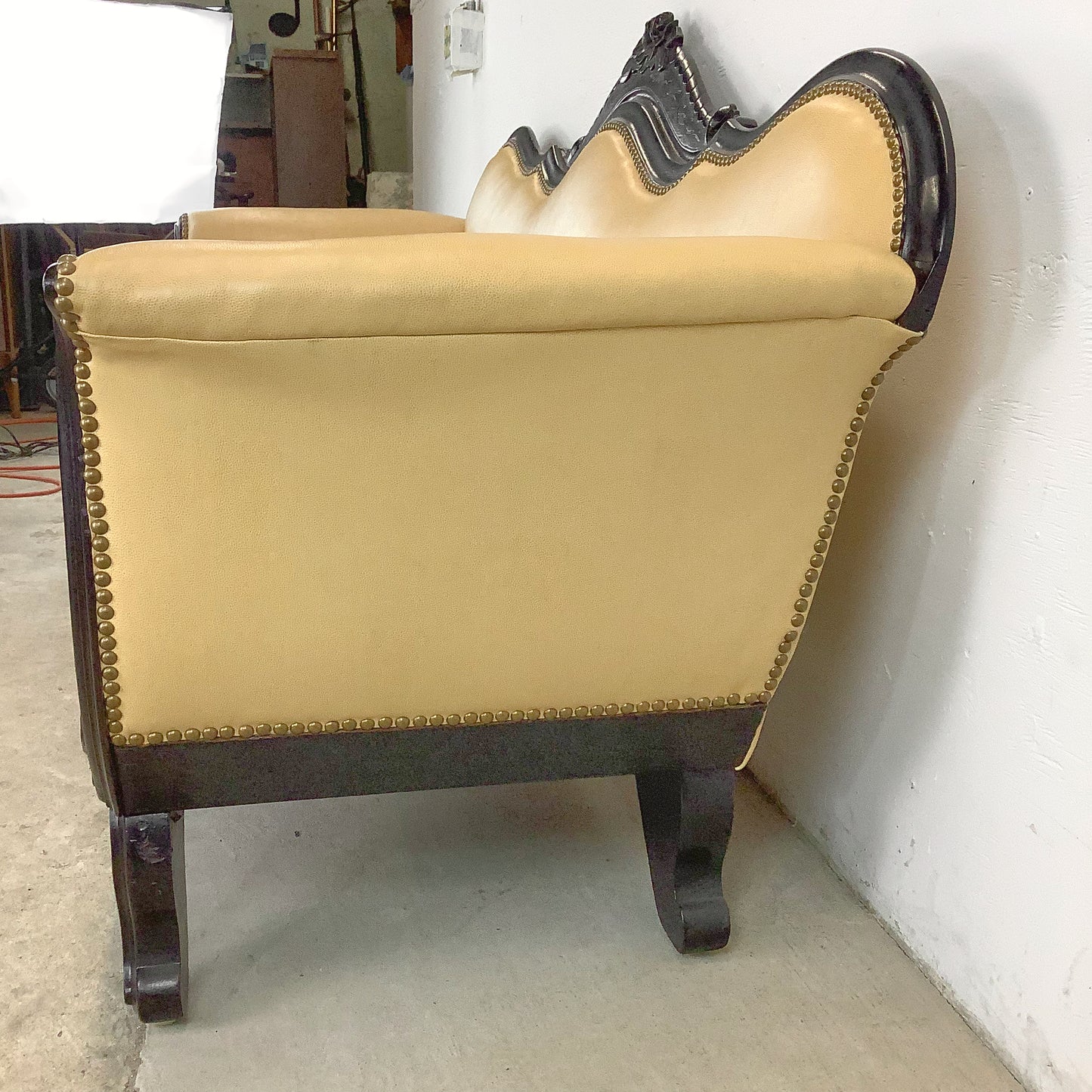 Antique Empire Three Seat Sofa- Duncan Phyfe style