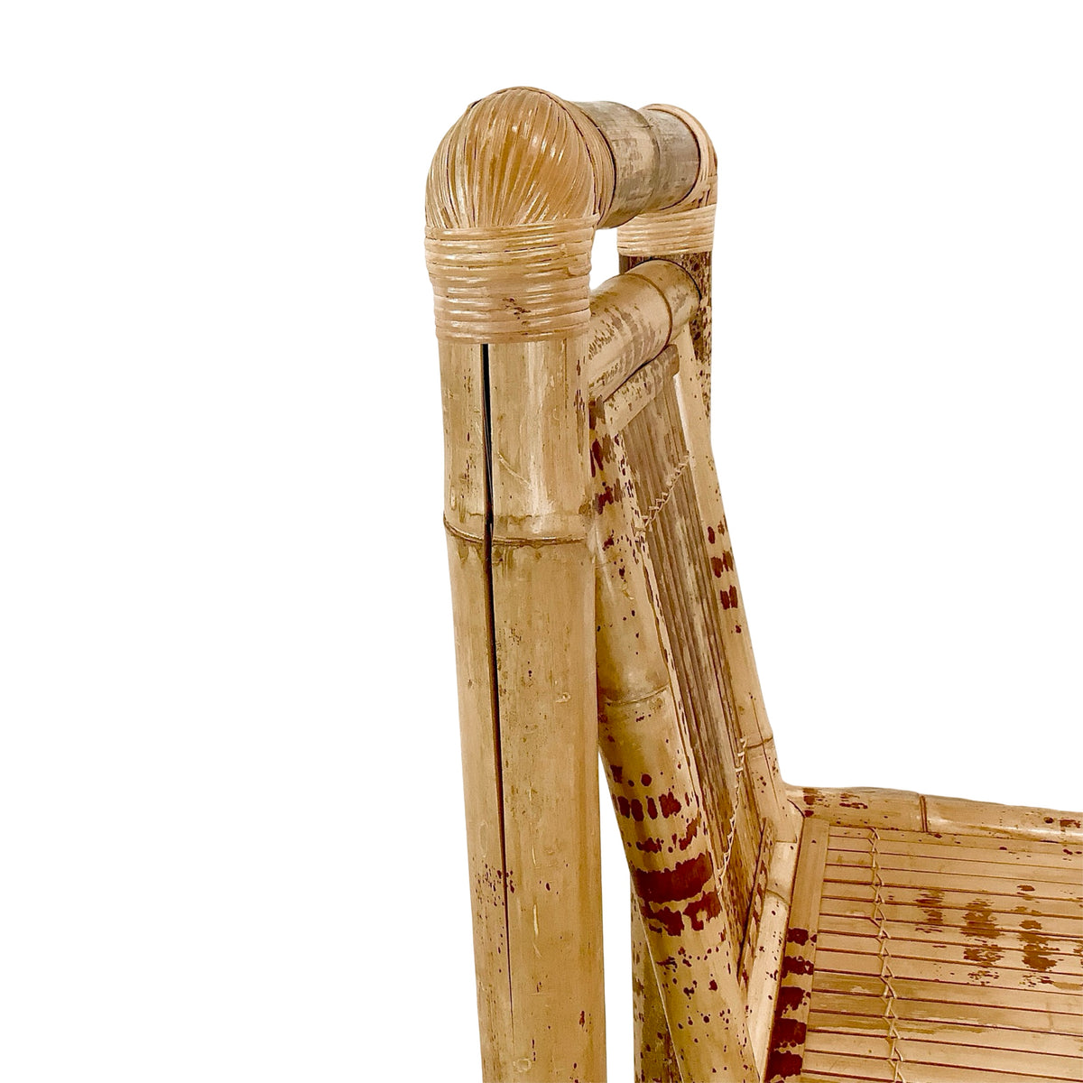 Vintage Natural Bamboo Side or Dining Chair