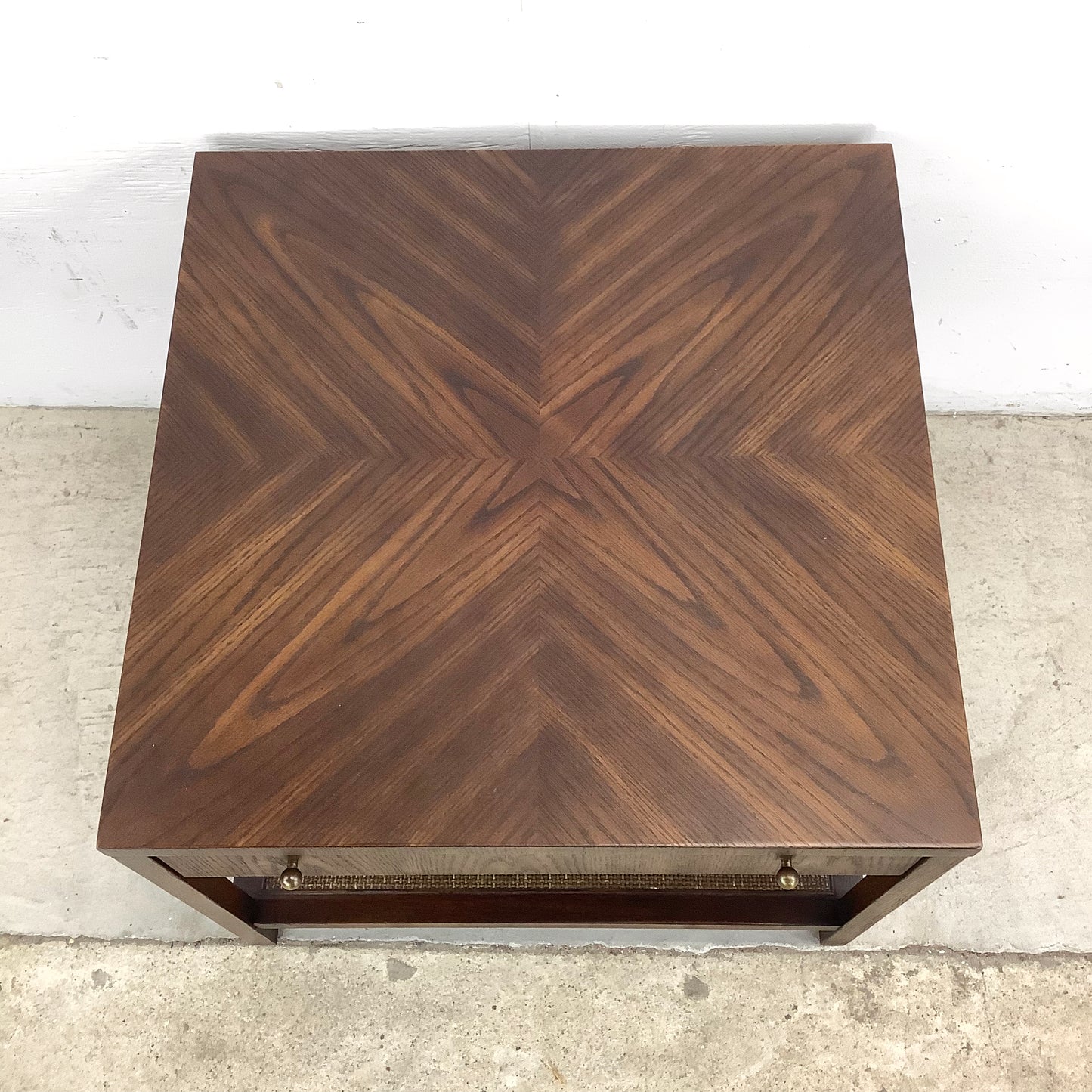 Mid-Century Modern Side Table with Drawer