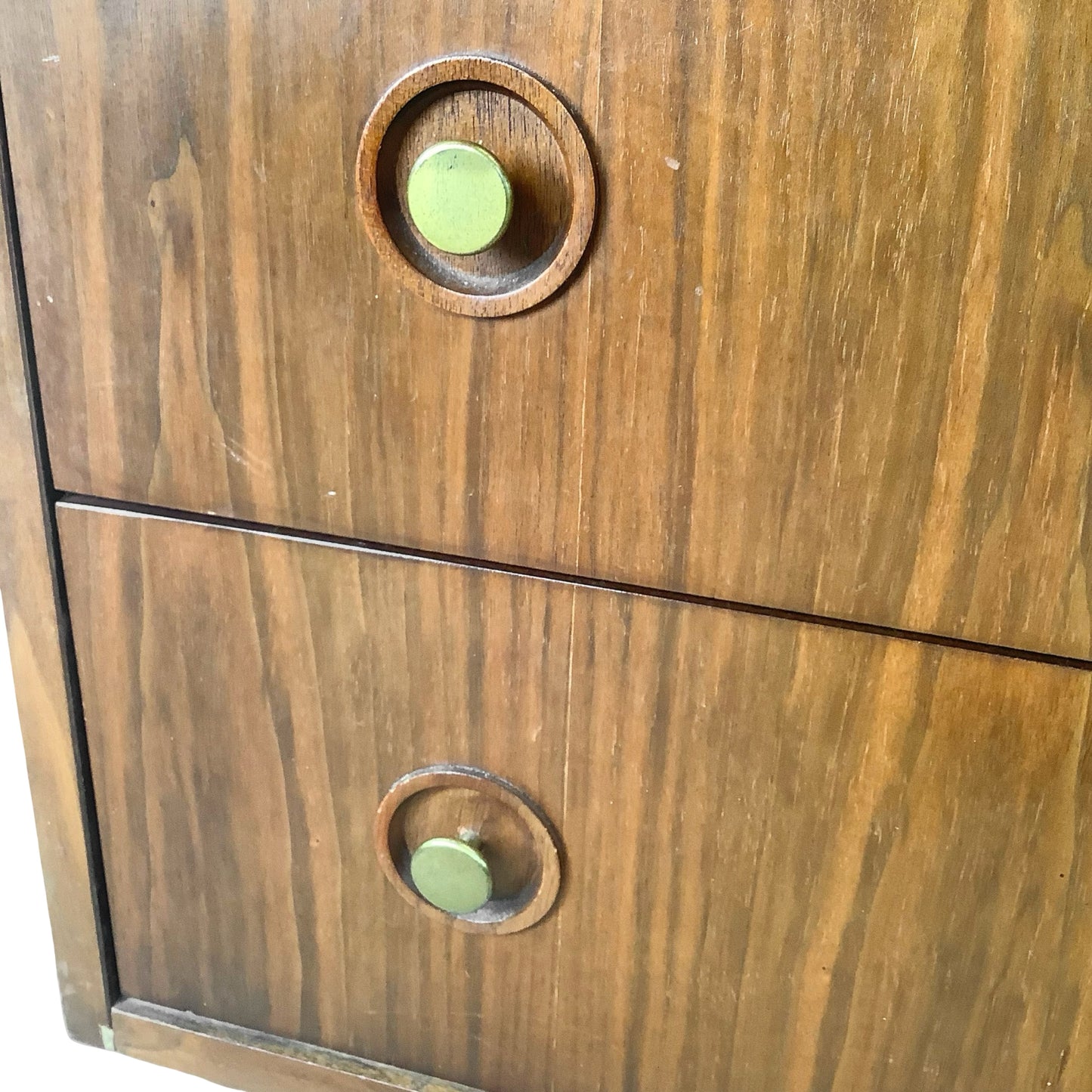 Merton Gershun for American of Martinsville "Harlequin" Walnut Mid-Century Modern Highboy Gentleman's Chest Dresser