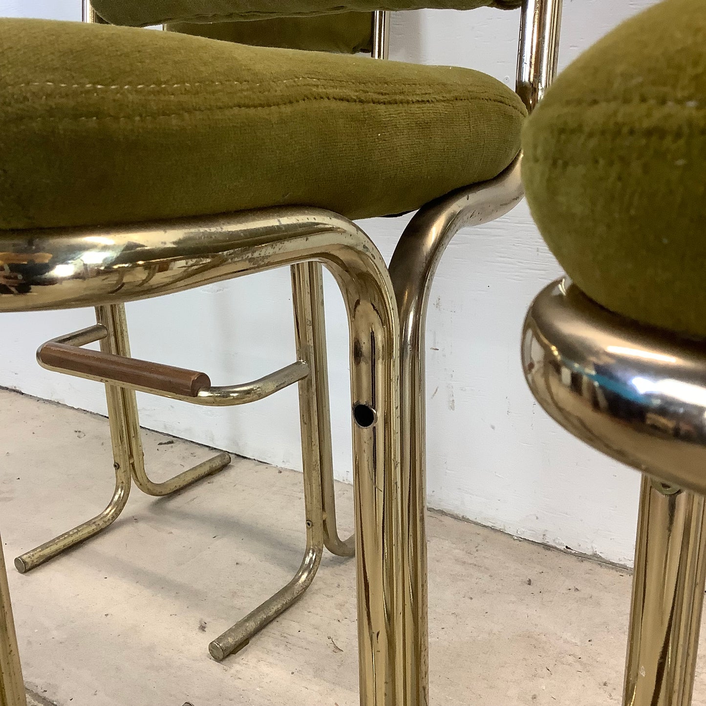 Vintage Modern Chromcraft Barstools-set of 5