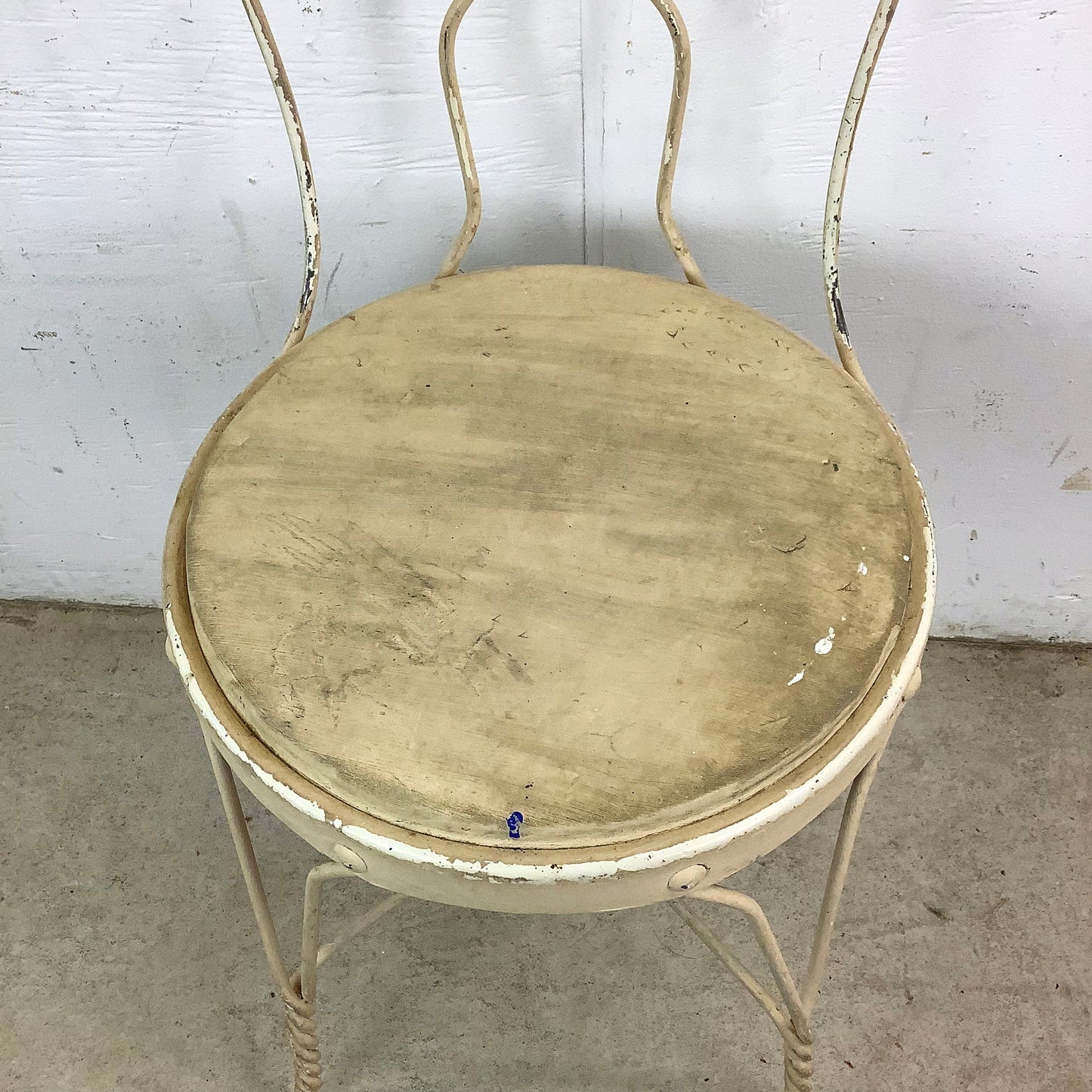 Vintage Wrought Iron Parlor Chair