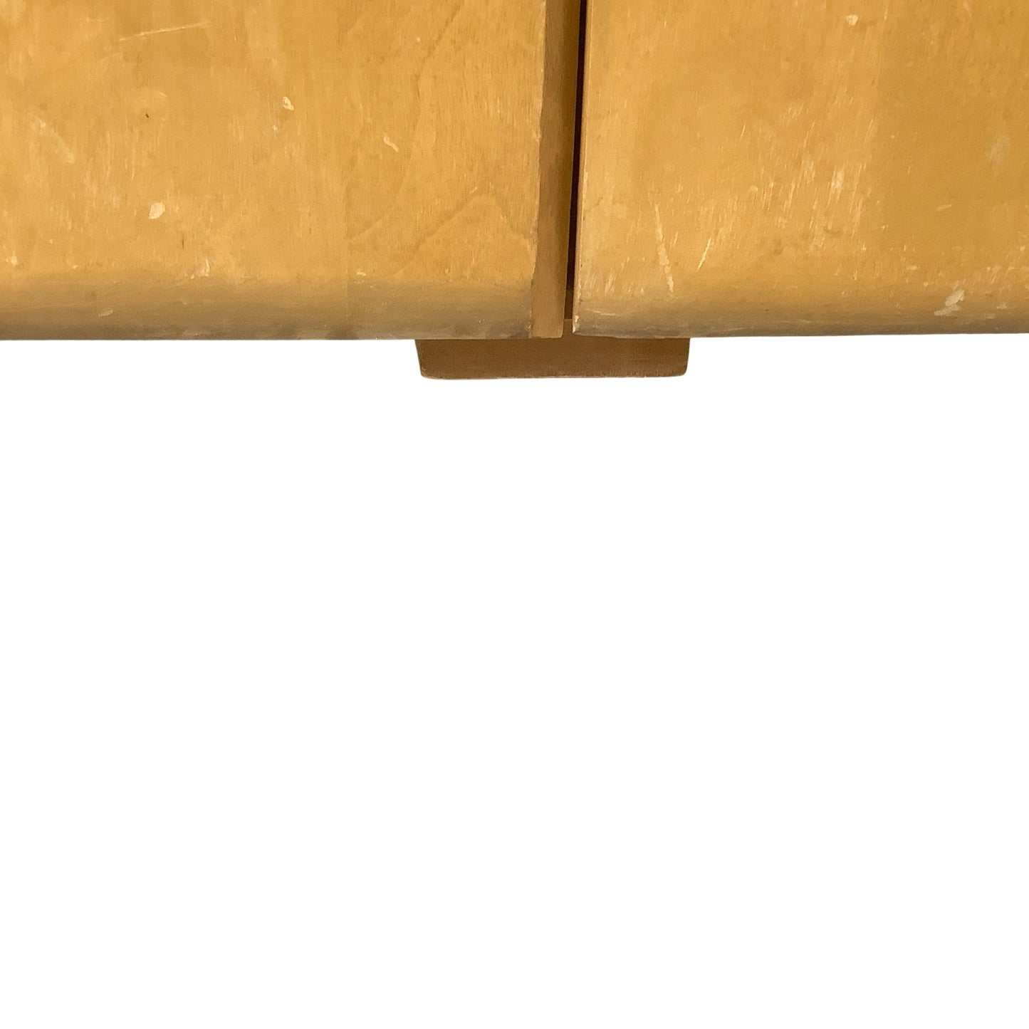 Vintage Heywood-Wakefield Wheat Display Cabinet | Mid-Century Modern