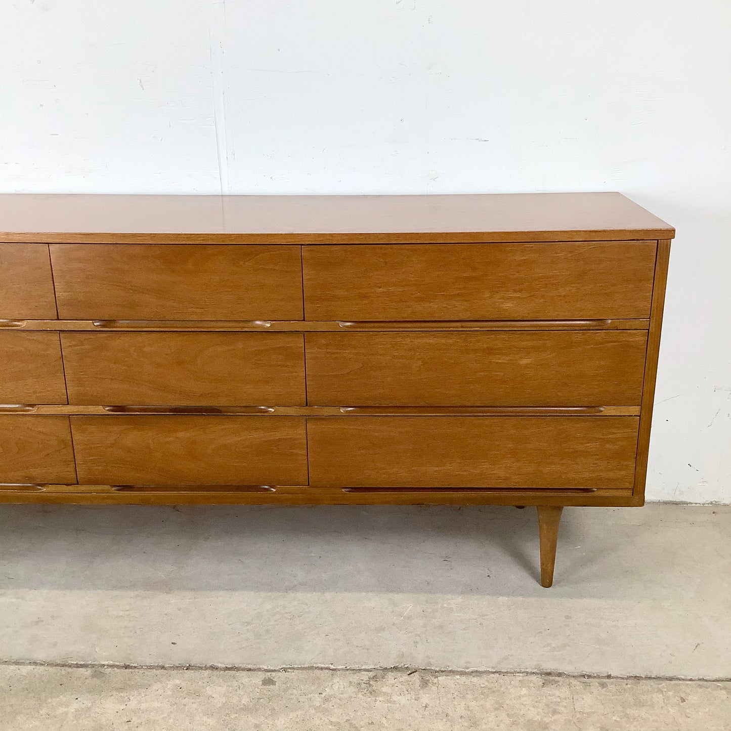Mid-Century Nine Drawer Dresser