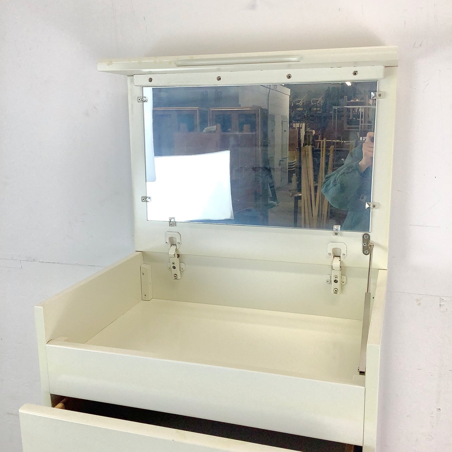 Vintage Modern Lingerie Chest With MIrror