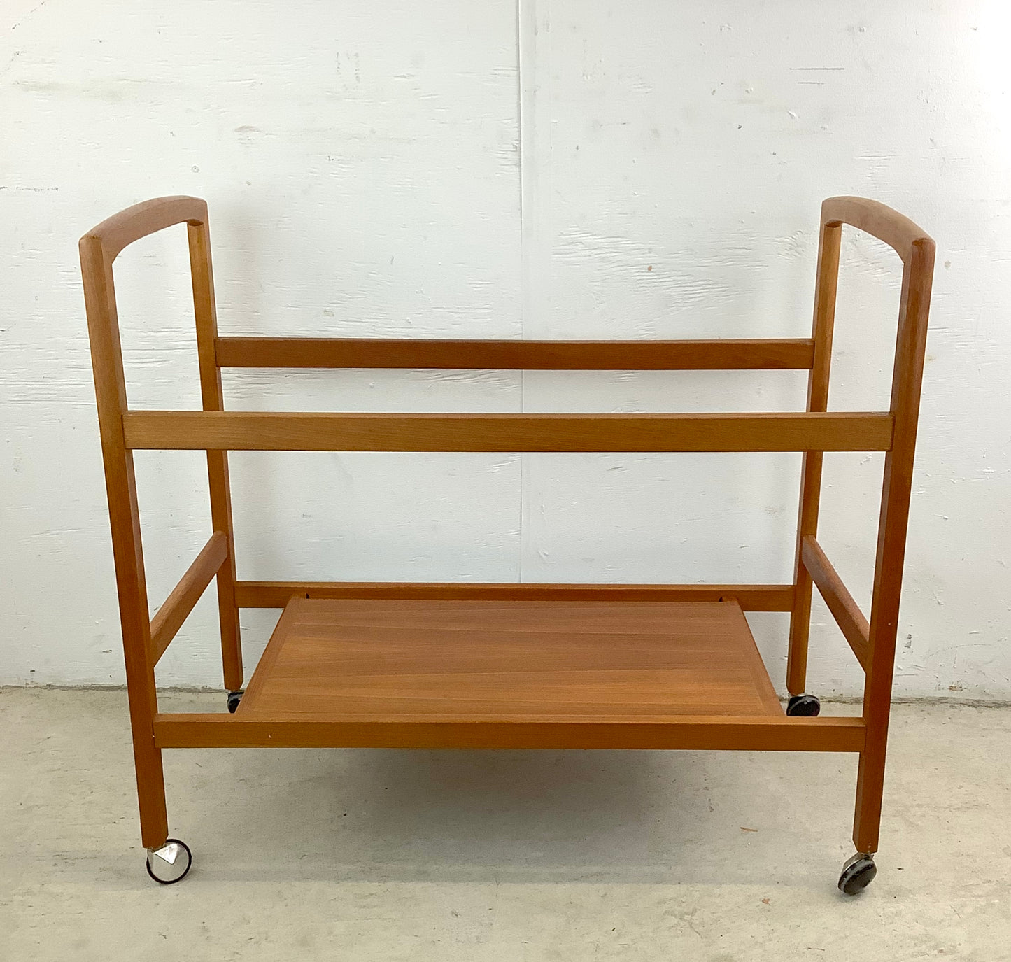 Scandinavian Modern Teak Bar Cart