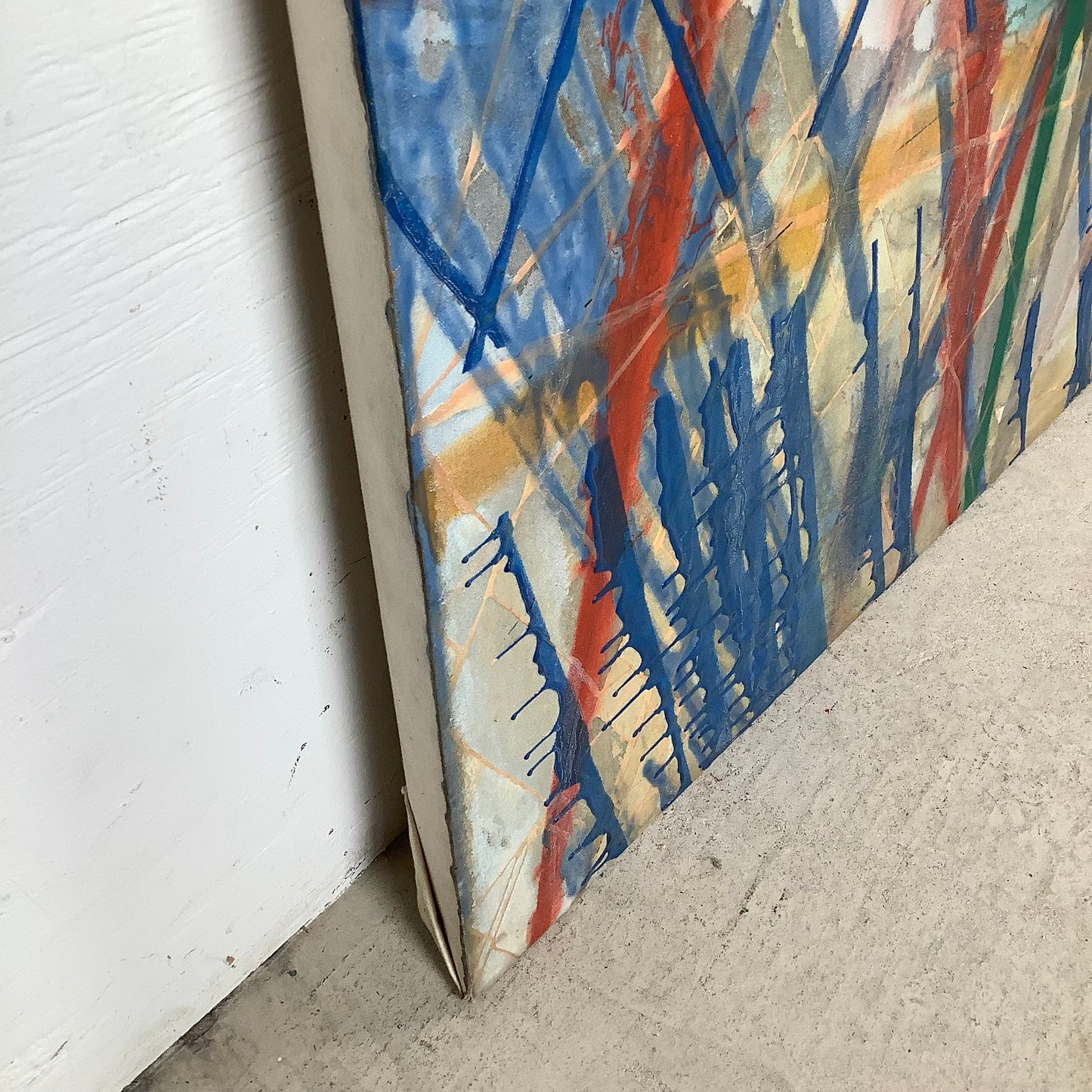 Large Contemporary Abstract Painting 70x59 – Architectural