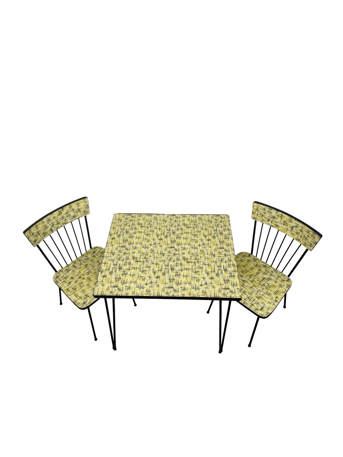 Vintage 1960s American Mid-Century Child’s Dinette Table and Chair Set