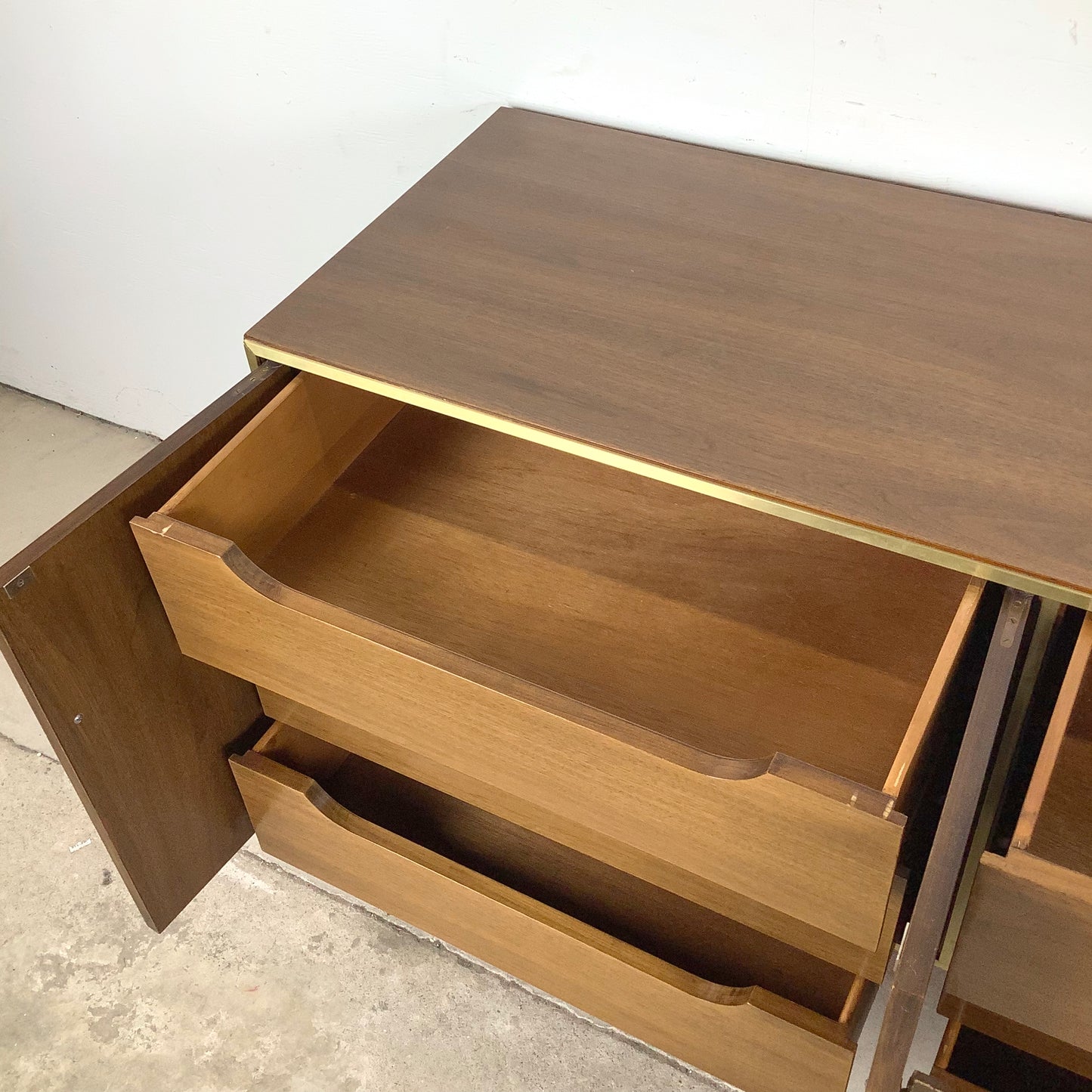 Vintage Six Drawer Paul McCobb Style Bedroom Dresser