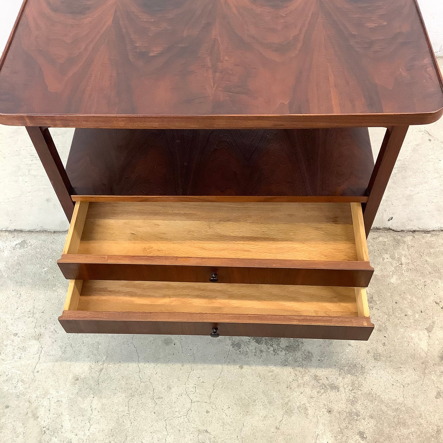 Mid-Century End Table With Drawers by Jack Cartwright for Founders