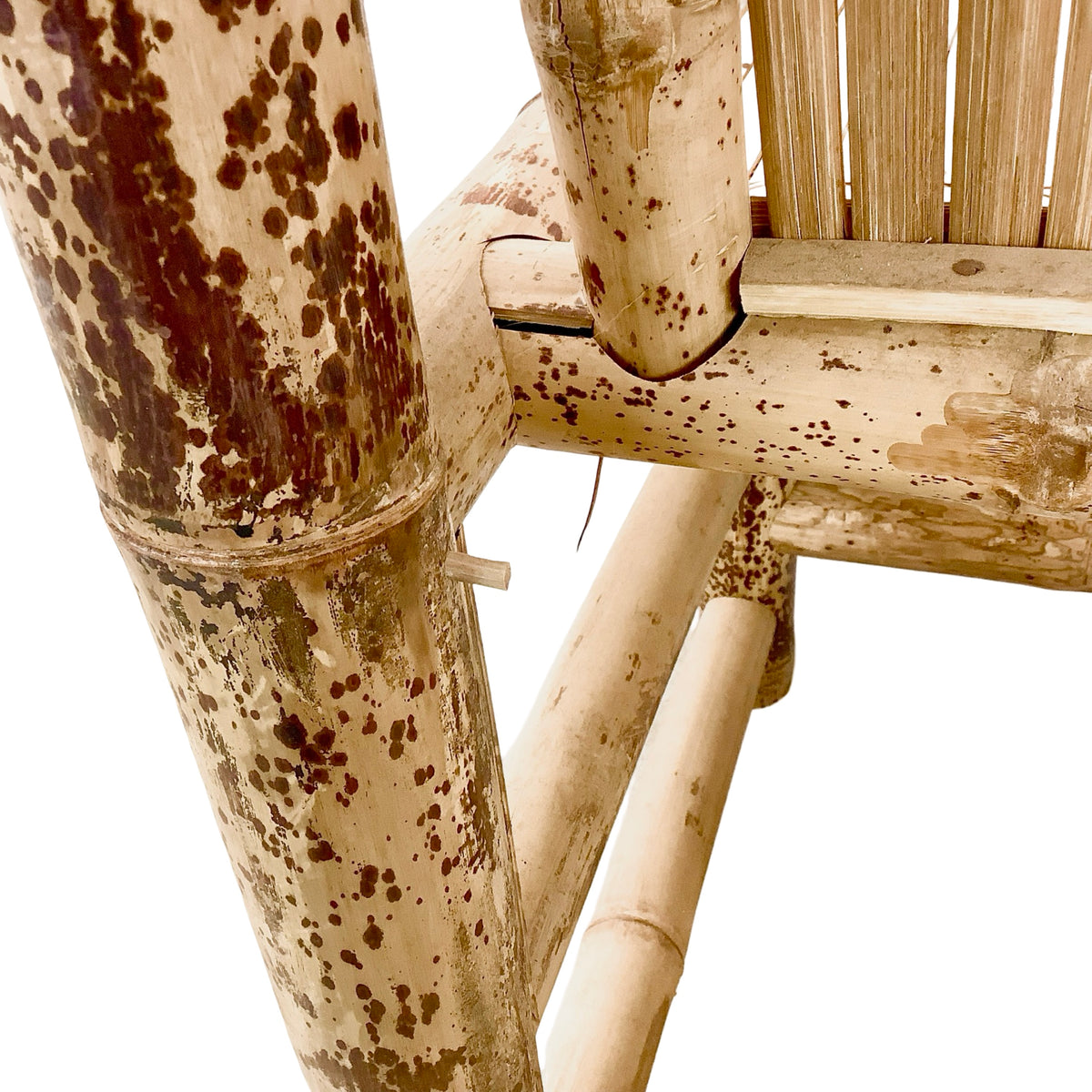 Vintage Natural Bamboo Side or Dining Chair