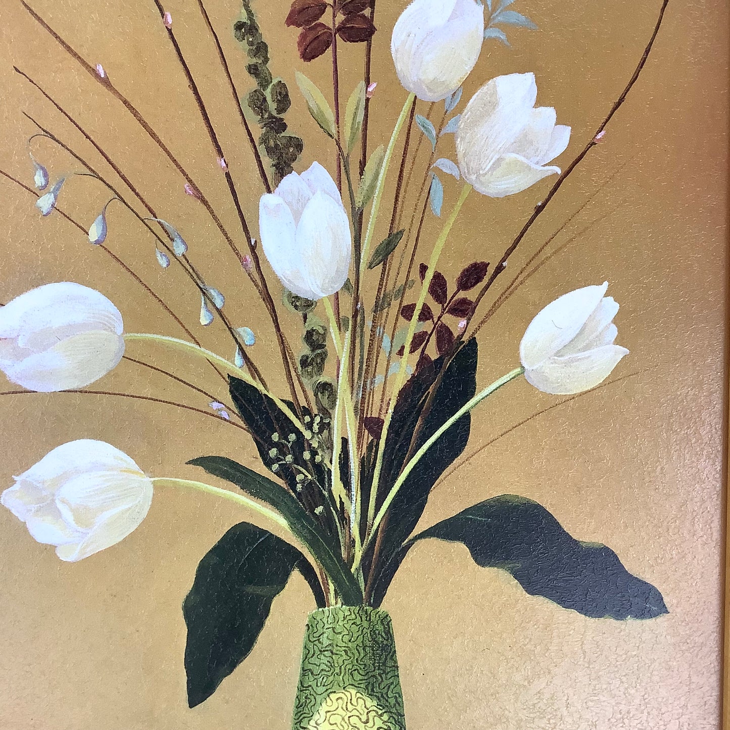 Pair Framed Floral Wall Art