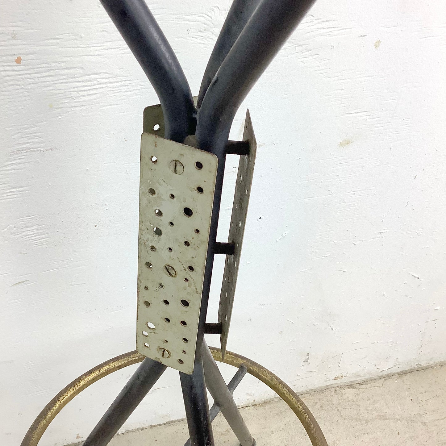 Pair Industrial Modern Barstools